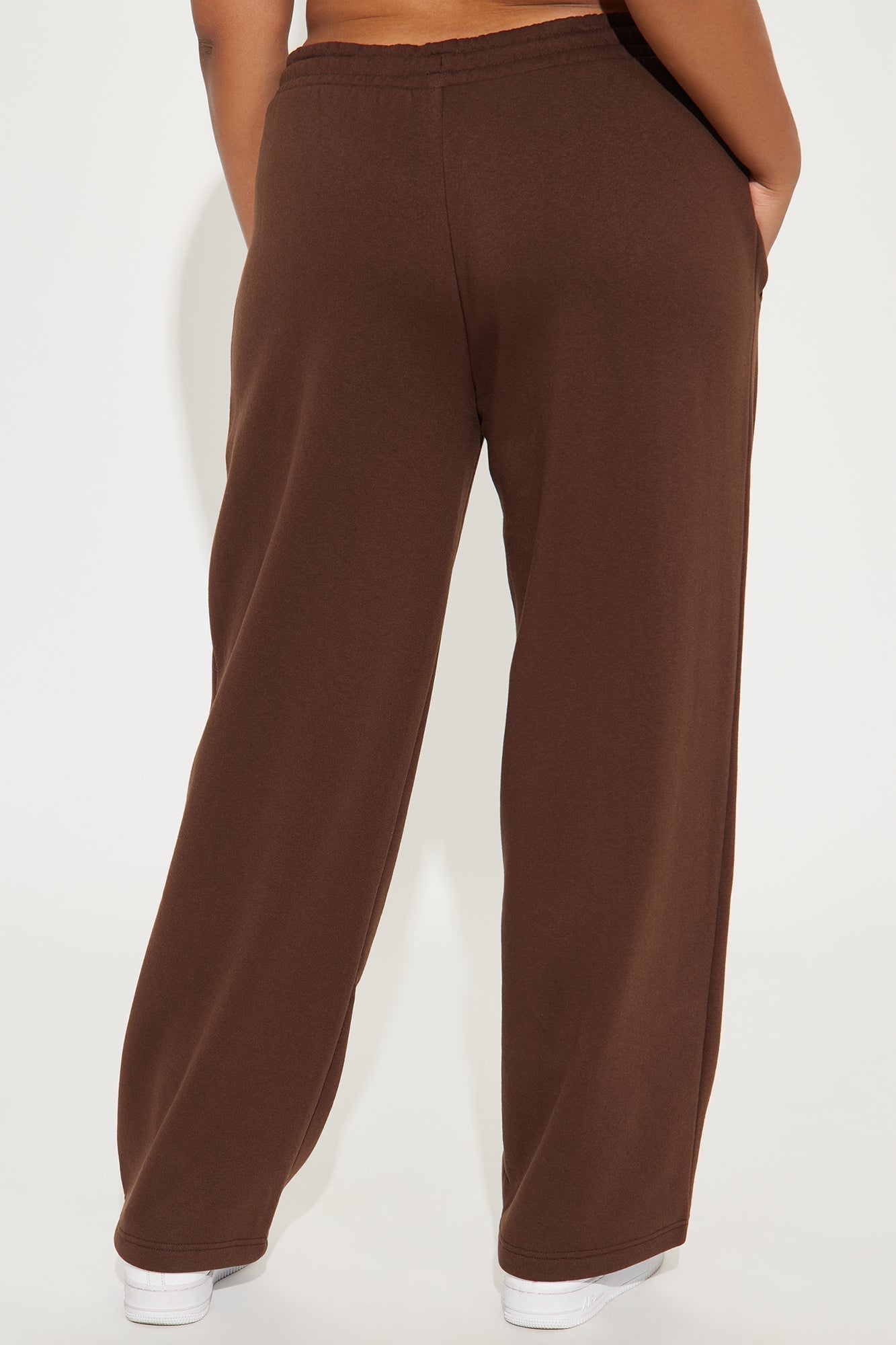Von Dutch Washed Wide Leg Pant - Brown