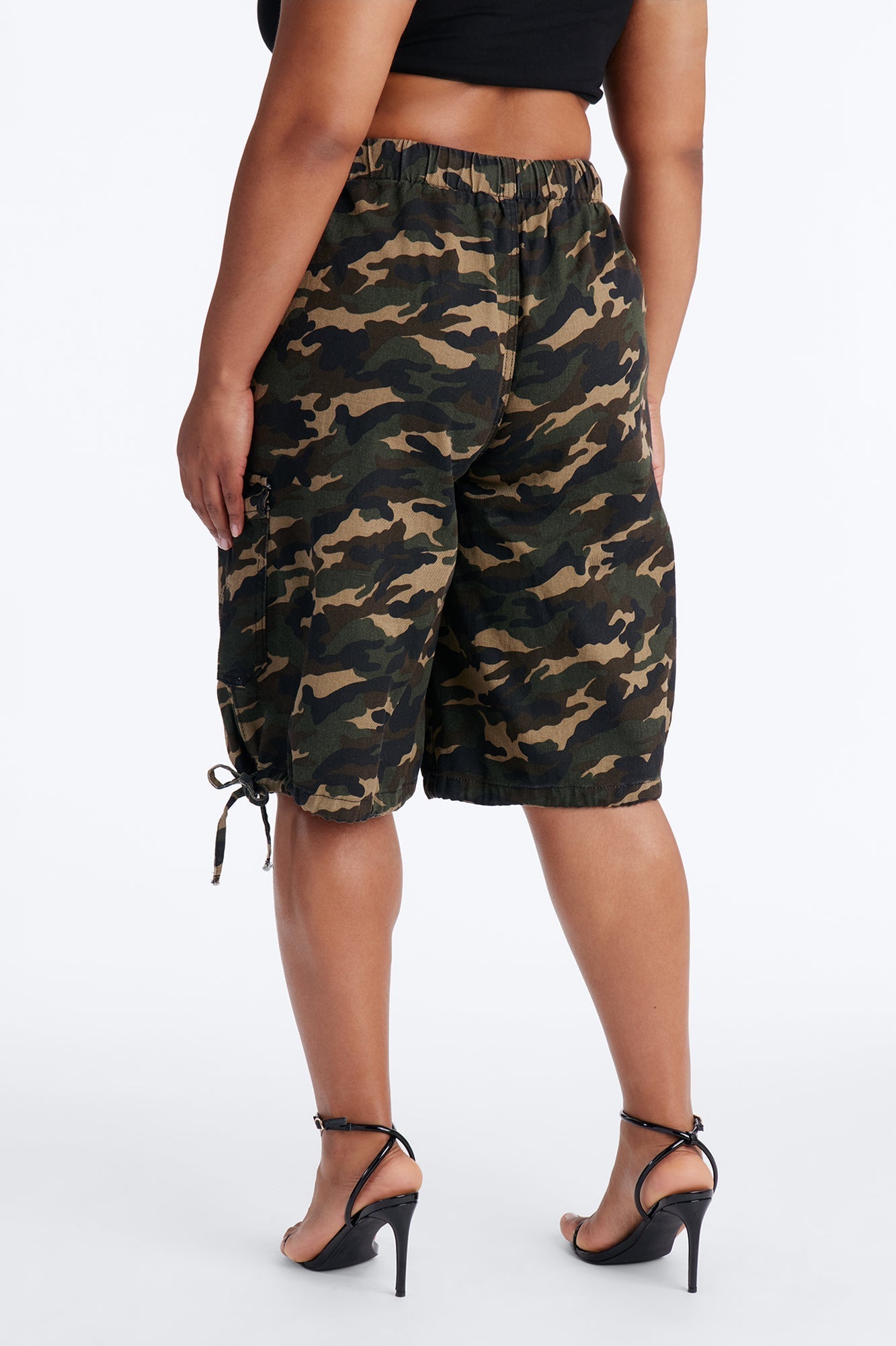 Hidden Agenda Camouflage Bermuda Short 14″ - Camouflage