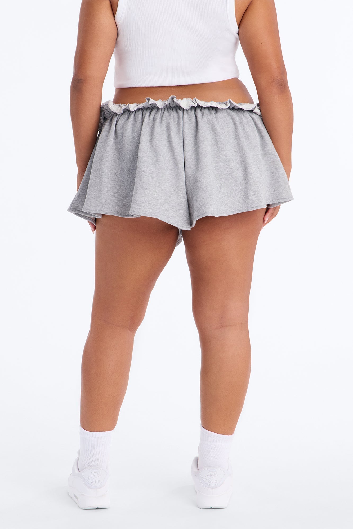 On The Go Low Rise Flowy Short - Heather Grey