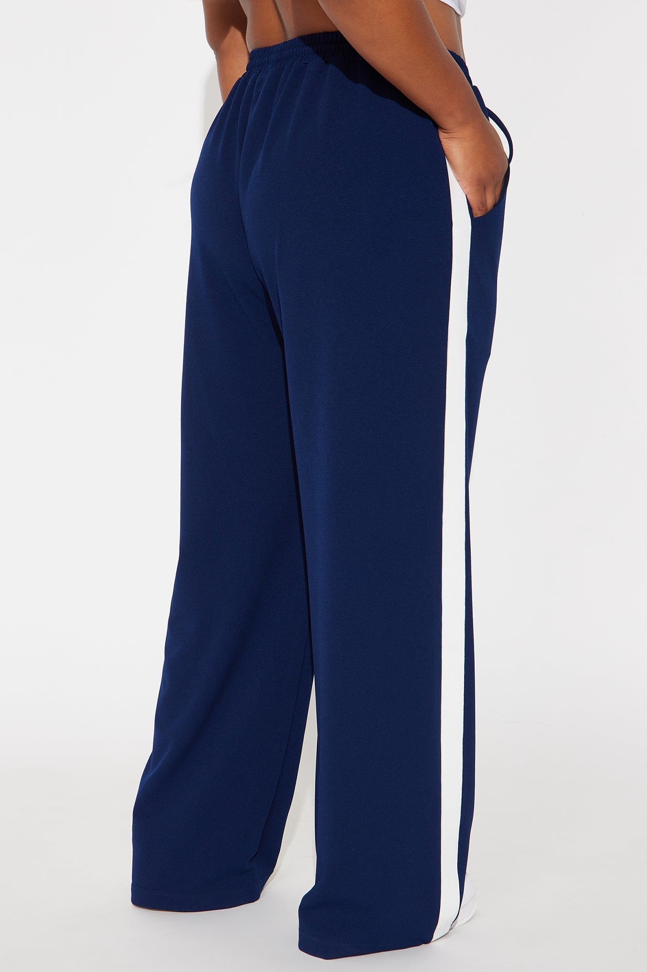 Point Of View Track Trouser Pant - Navy