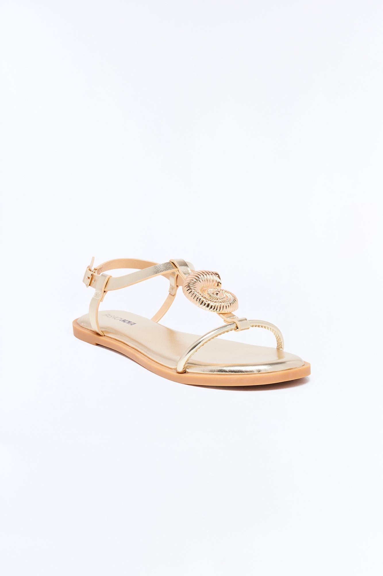 Avida Shell Sandals - Gold