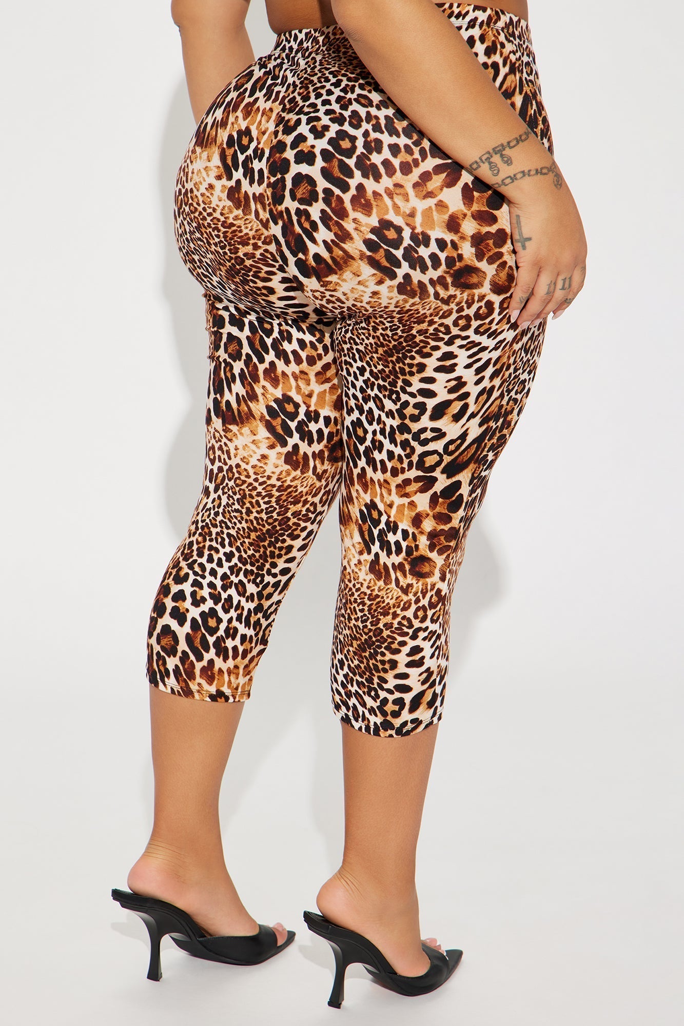 Firenze Capri Legging - Brown/combo