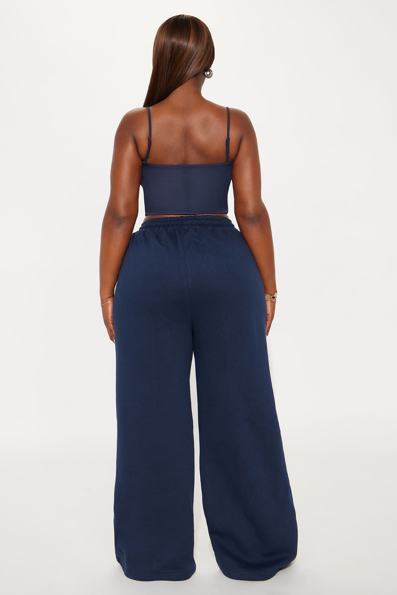 Contour Double Lined Cami Top - Navy