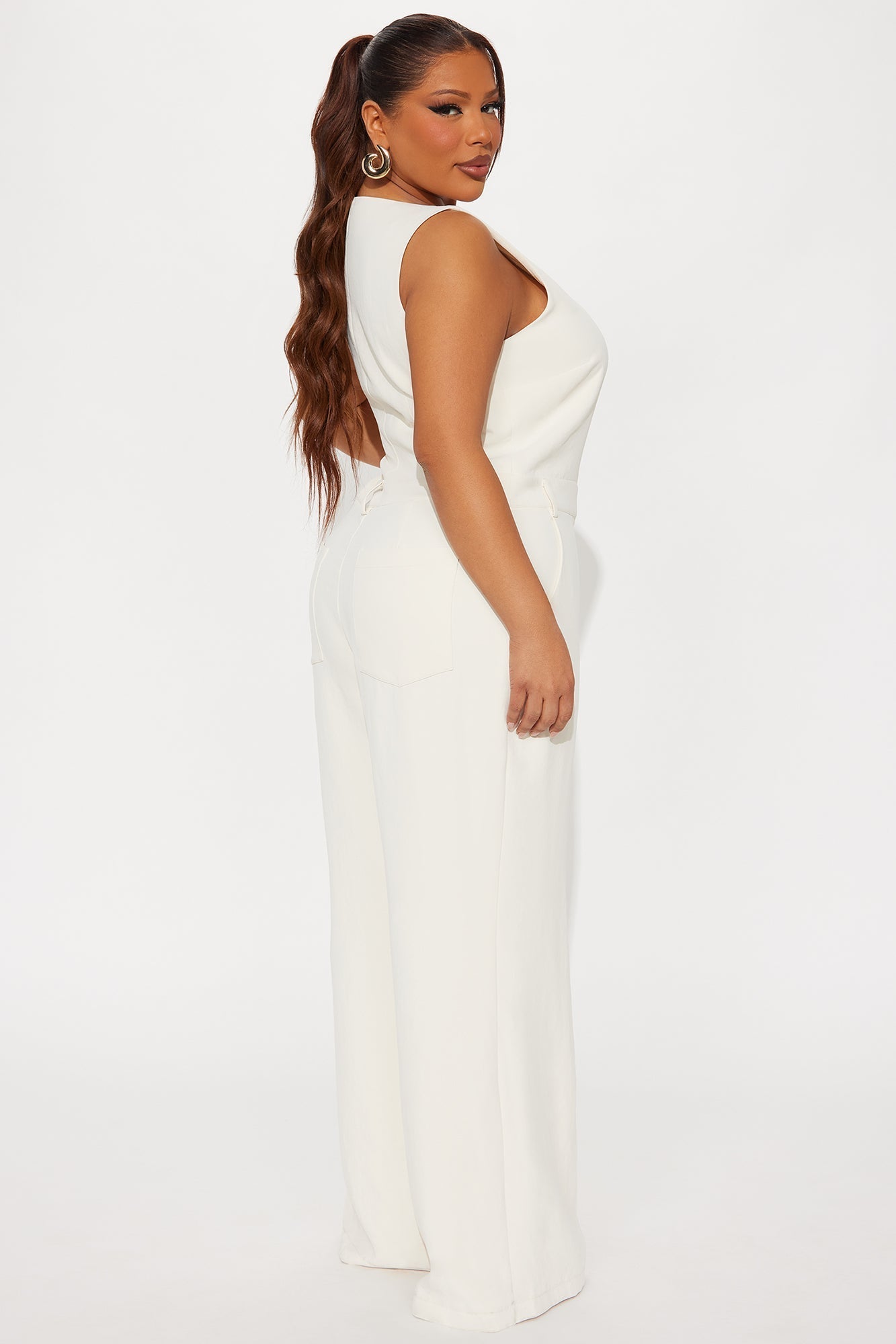 On Call Jumpsuit - Cream