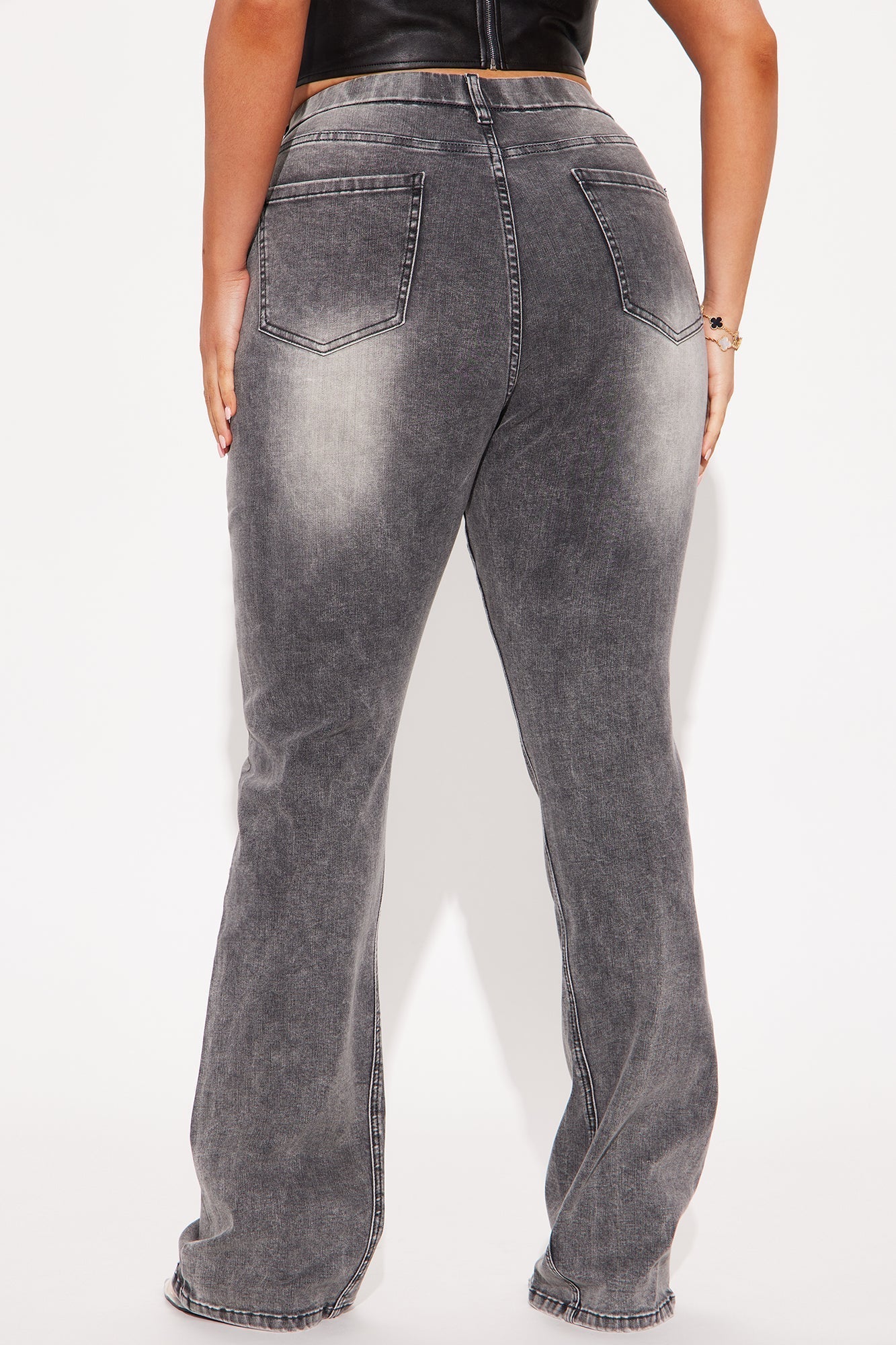 Tall She Stands Out Tummy Control Bootcut Jeans - Grey