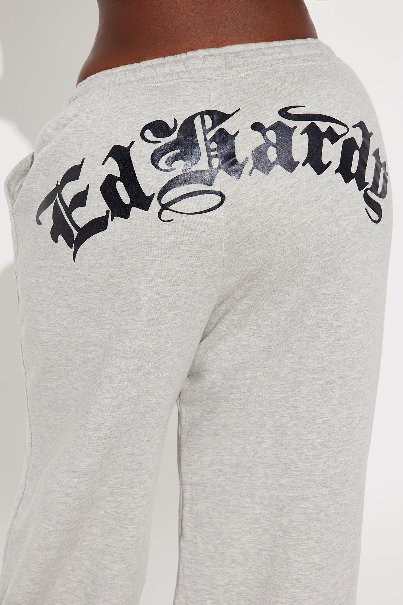 Heart Of Roses Ed Hardy Pant - Heather Grey