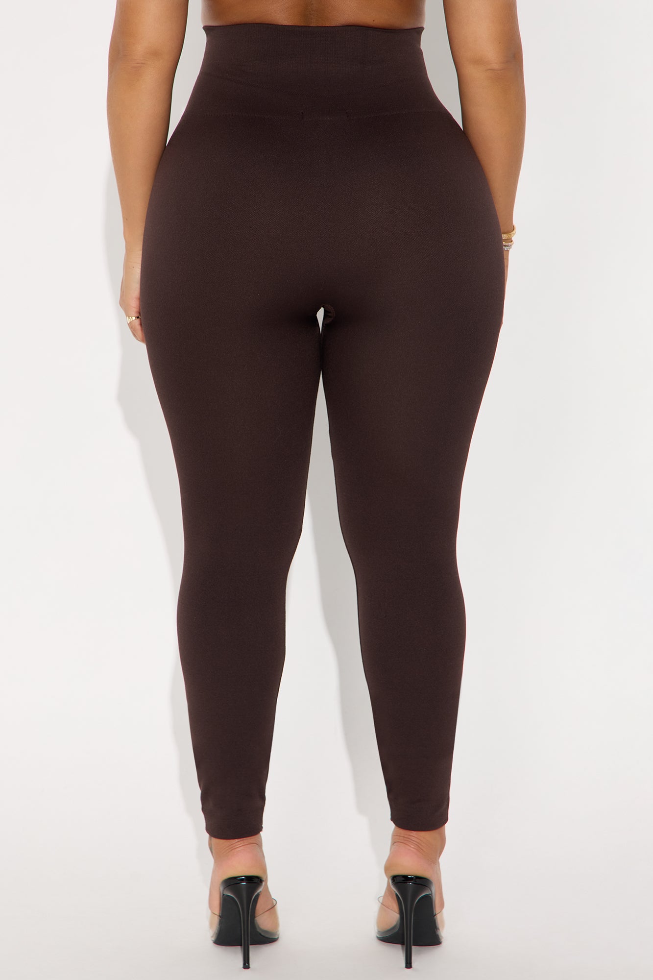 Kiss And Make Up Seamless Leggings - Chocolate