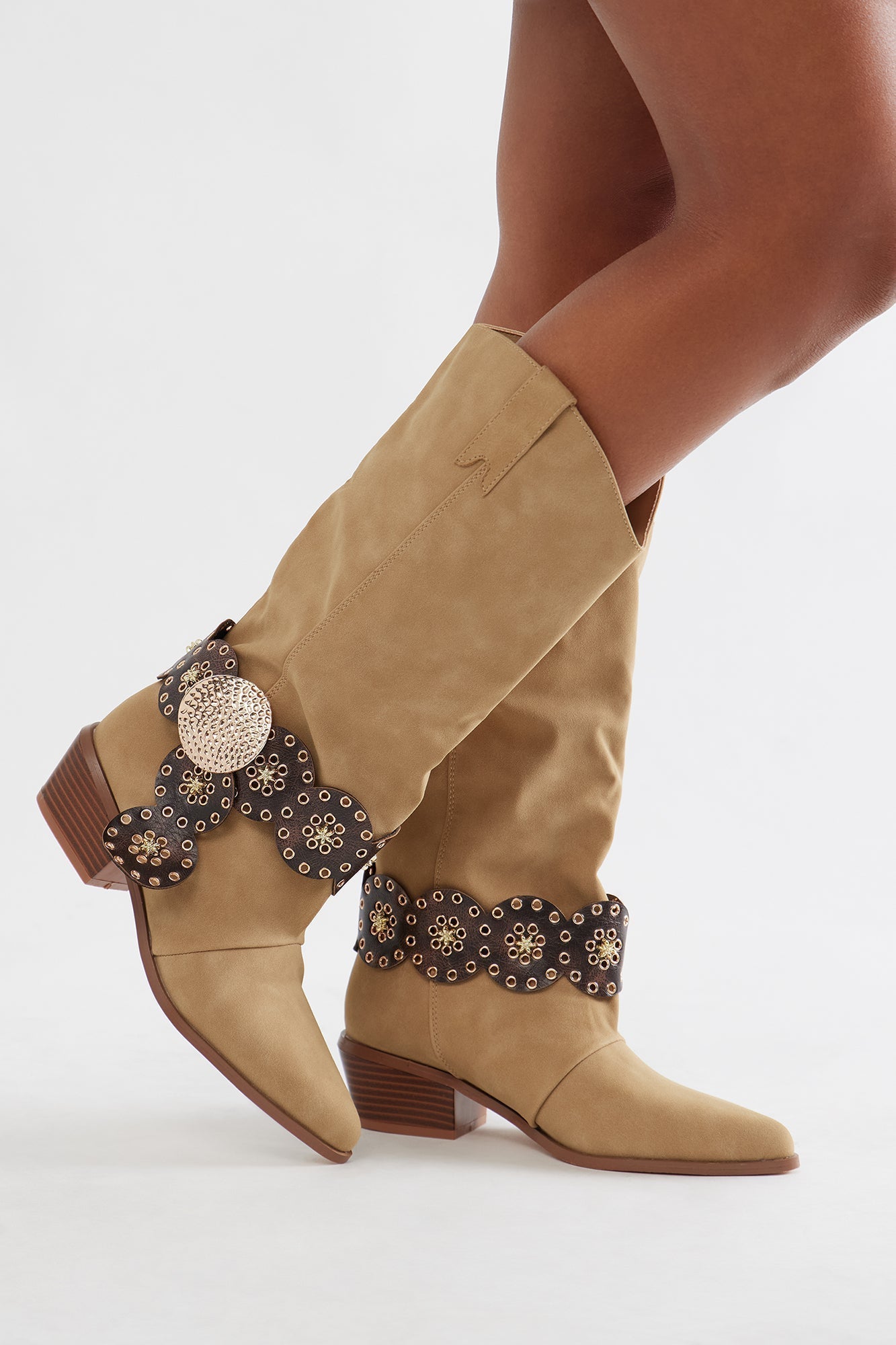 Arches Hardware Boots - Taupe
