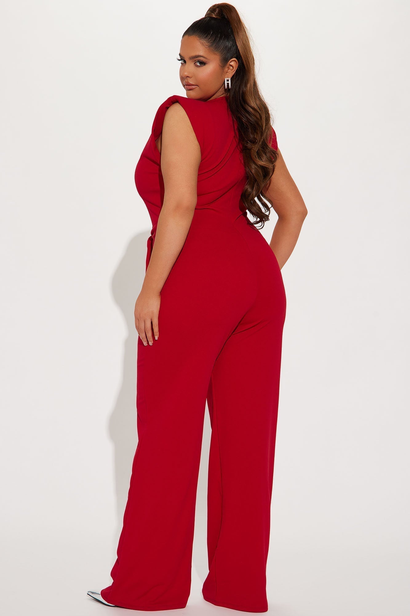 On Point Jumpsuit - Red