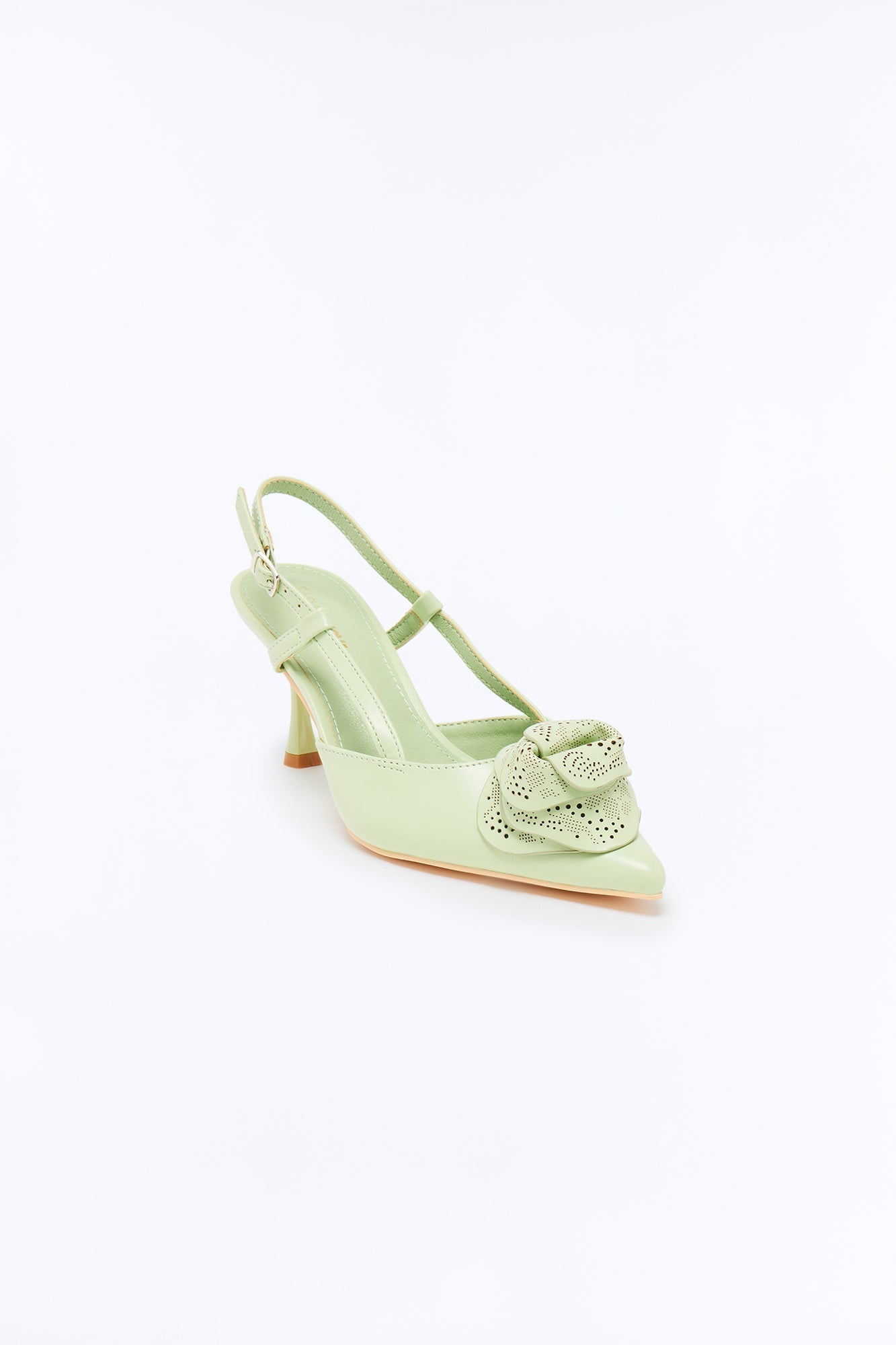 Allegra Floral SlingbackPumps - Mint