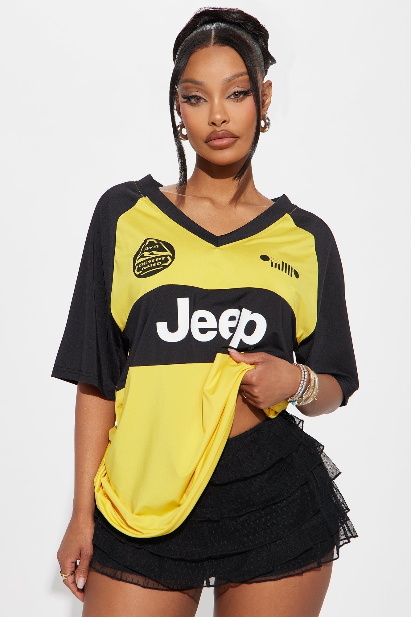 Jeep Wrangler Jersey Tee - Yellow