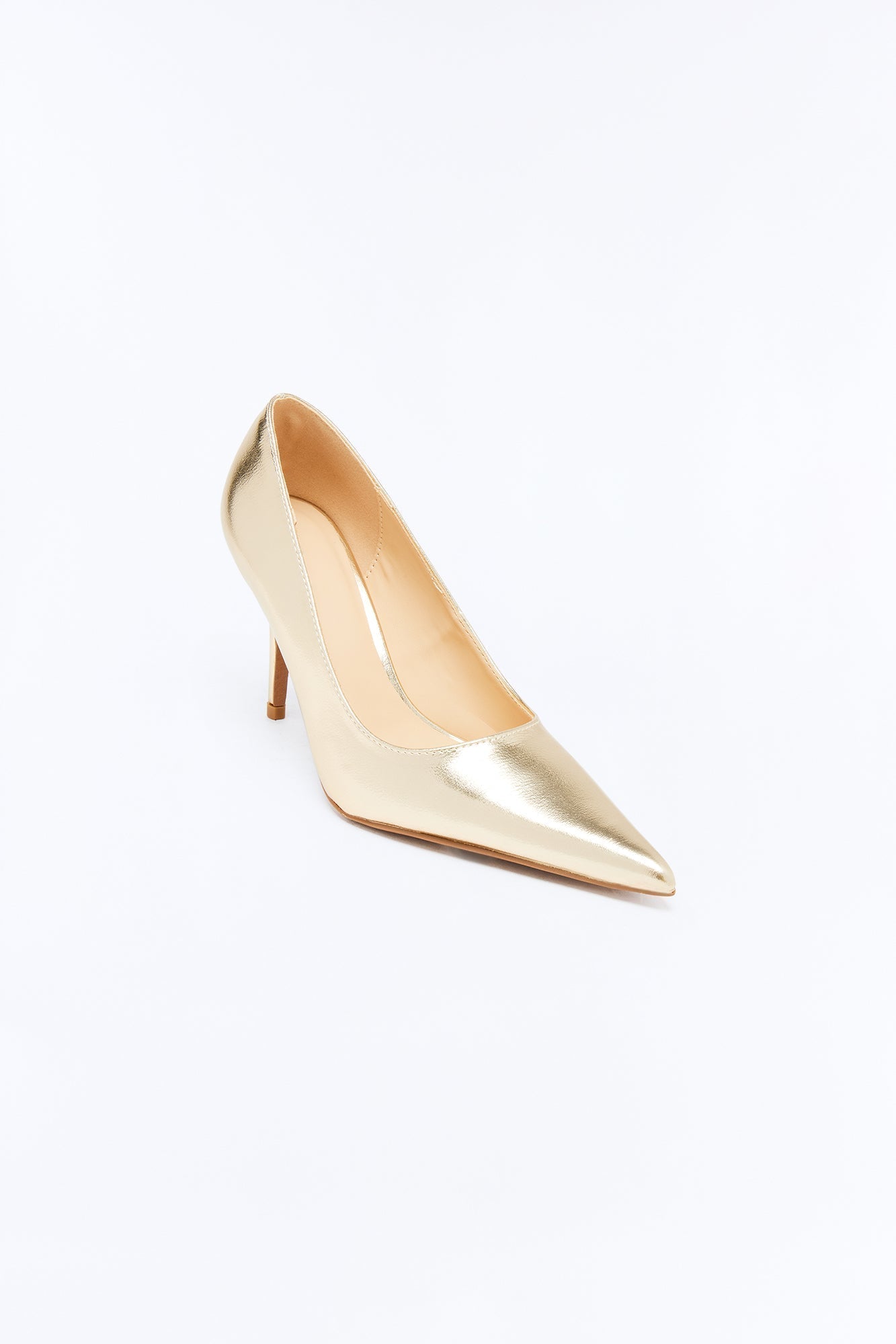 Alby Patent Pumps - Gold