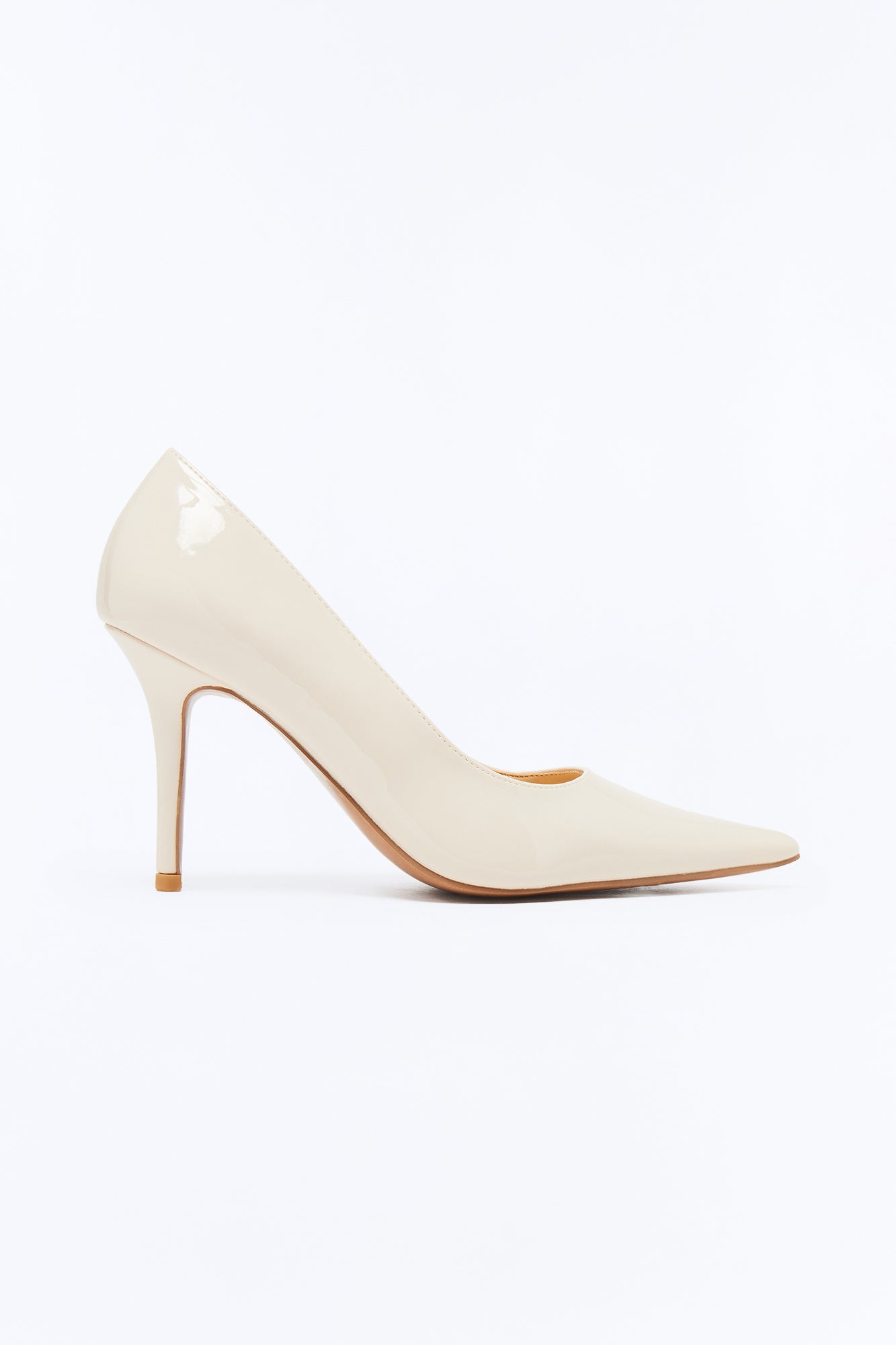 Alby Patent Pumps - Ivory