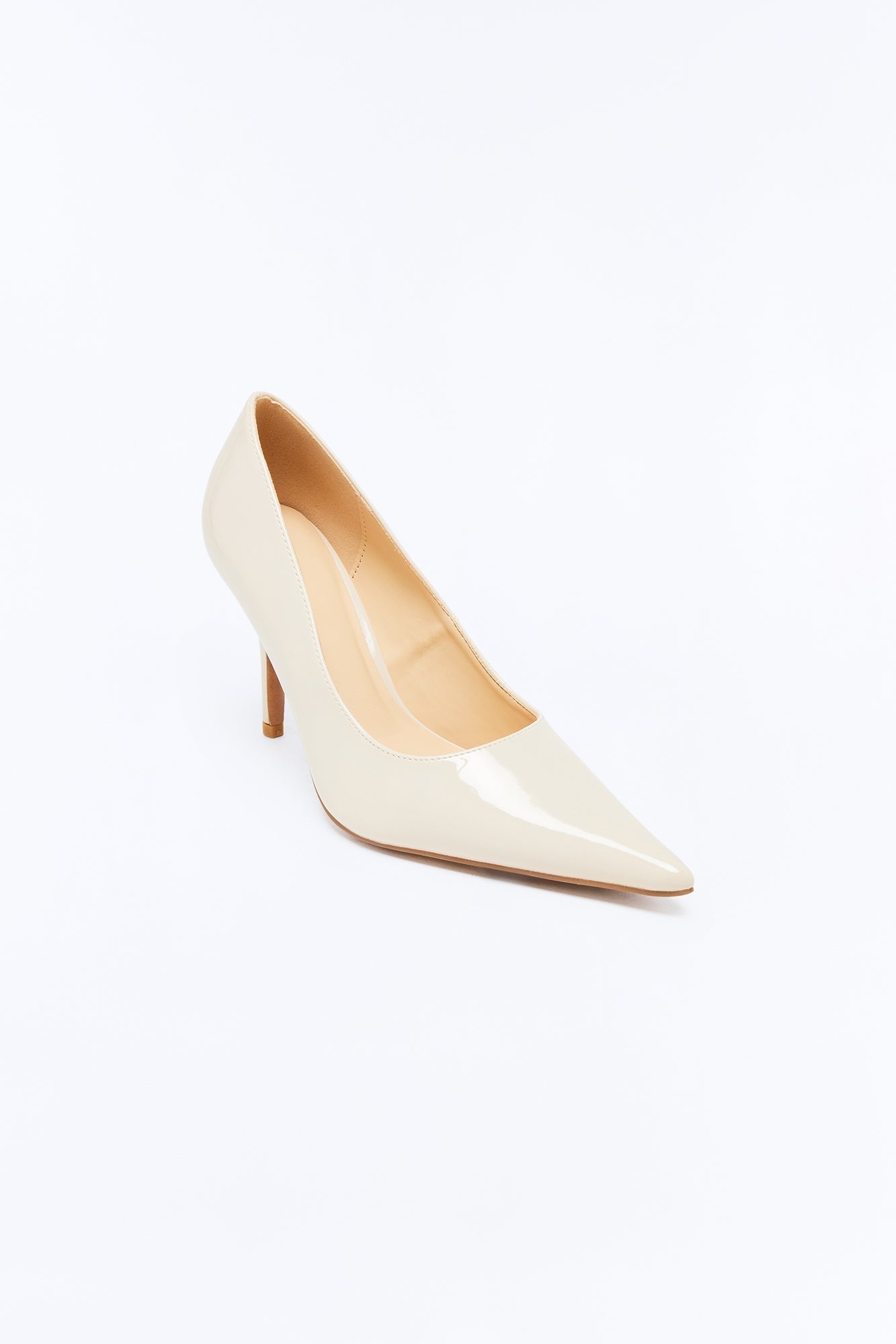 Alby Patent Pumps - Ivory