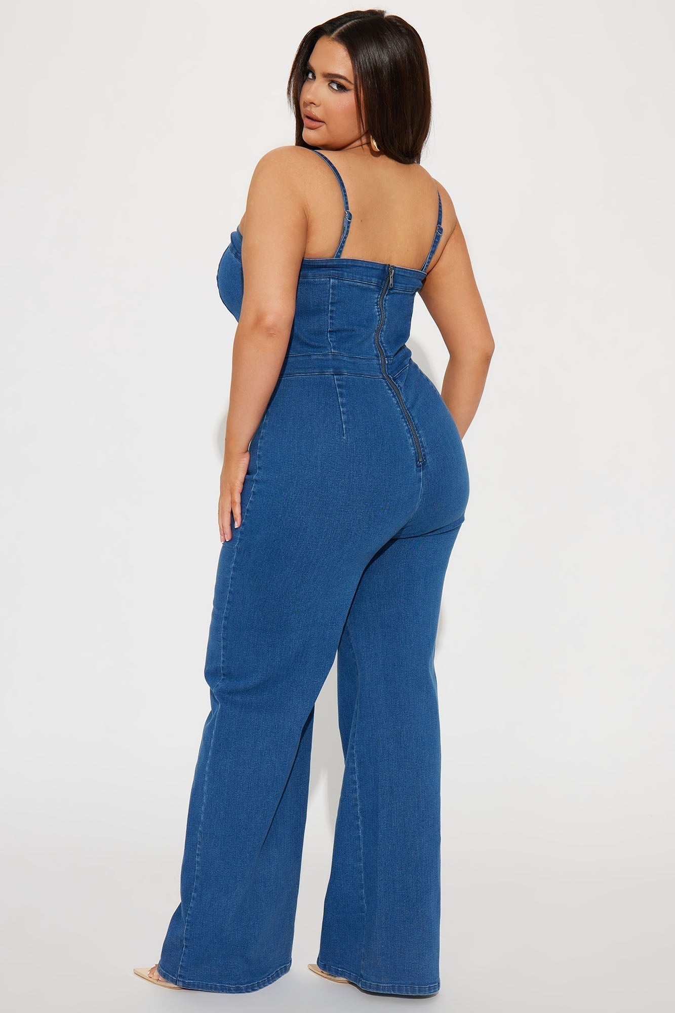 She's A Classic Denim Jumpsuit - Denim
