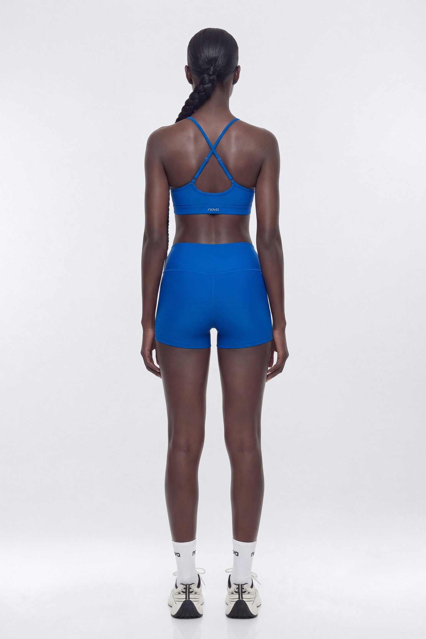 AirSculpt™ 3″ Mid Rise Biker Short - CobaltBlue