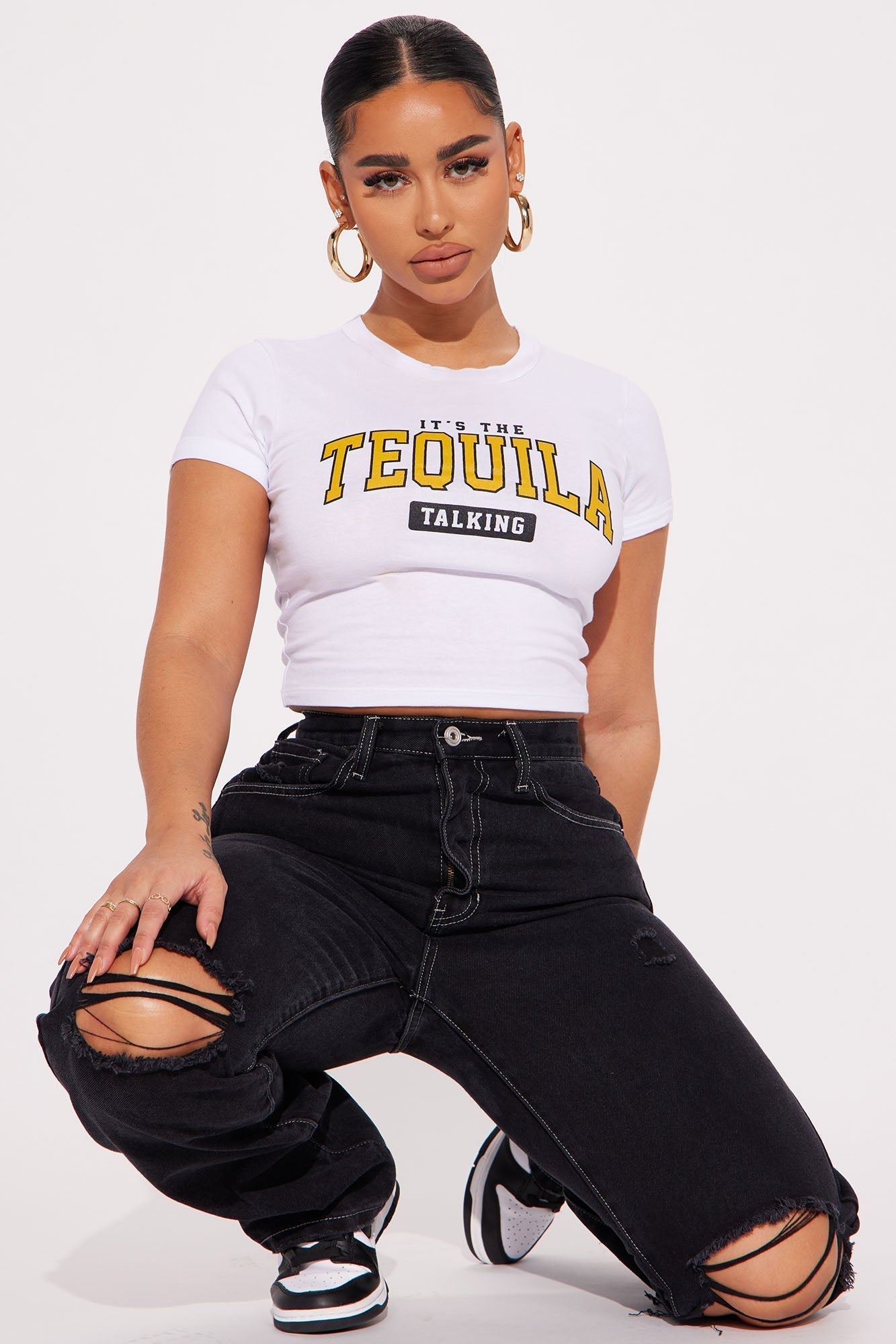 It's The Tequila Talking Tee - White