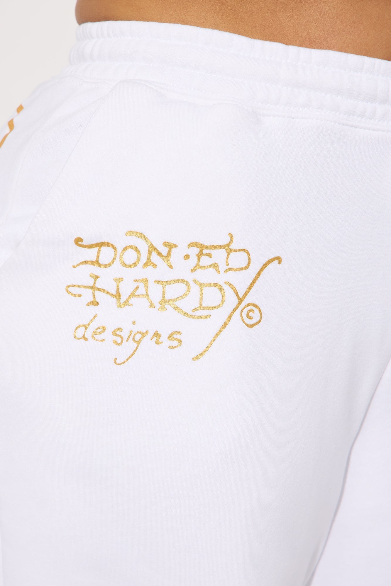 Ed Hardy Brave Eagle Pant - White