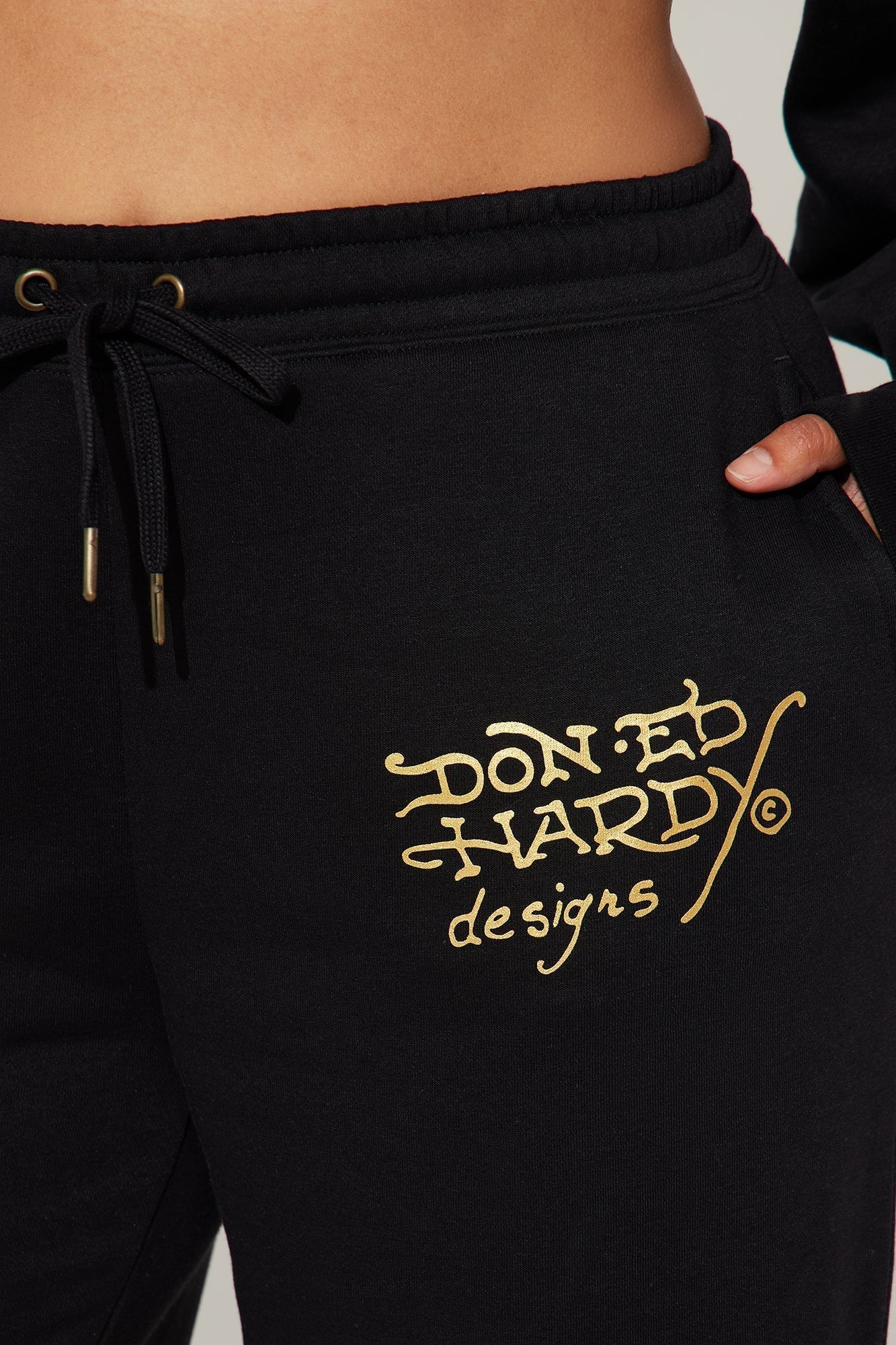 Ed Hardy Mary Jogger - Black