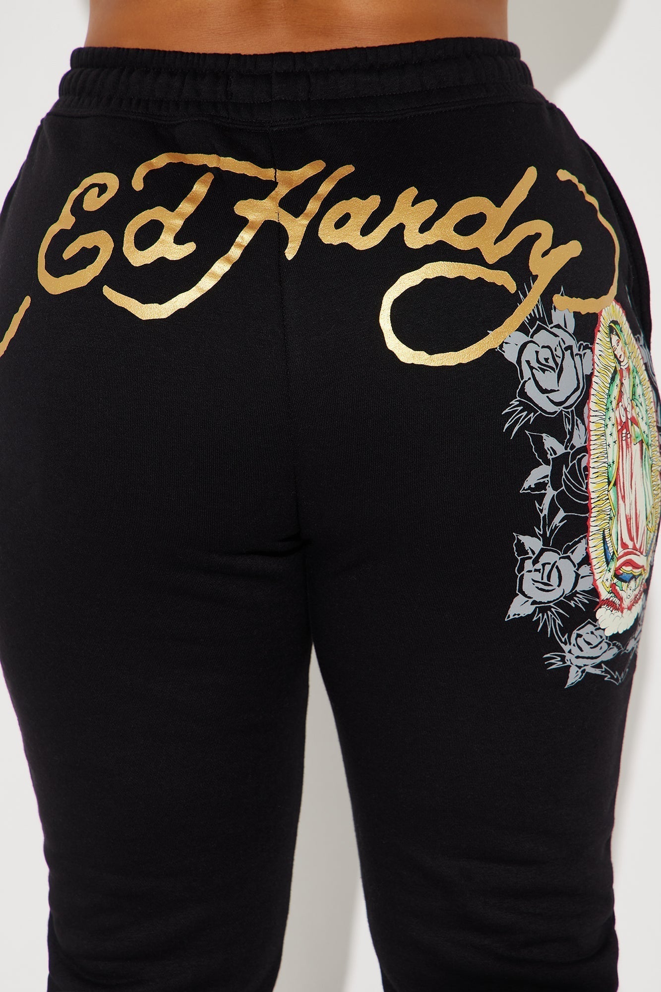 Ed Hardy Mary Jogger - Black