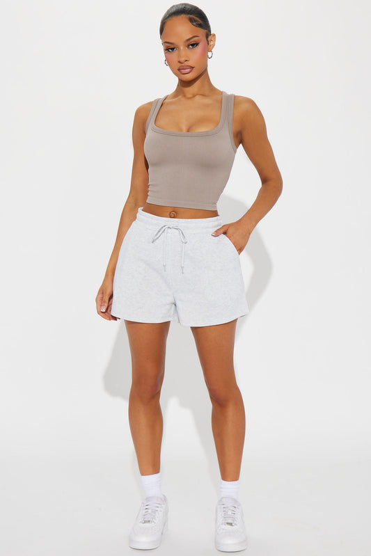 Cassandra Shorts - Light Grey