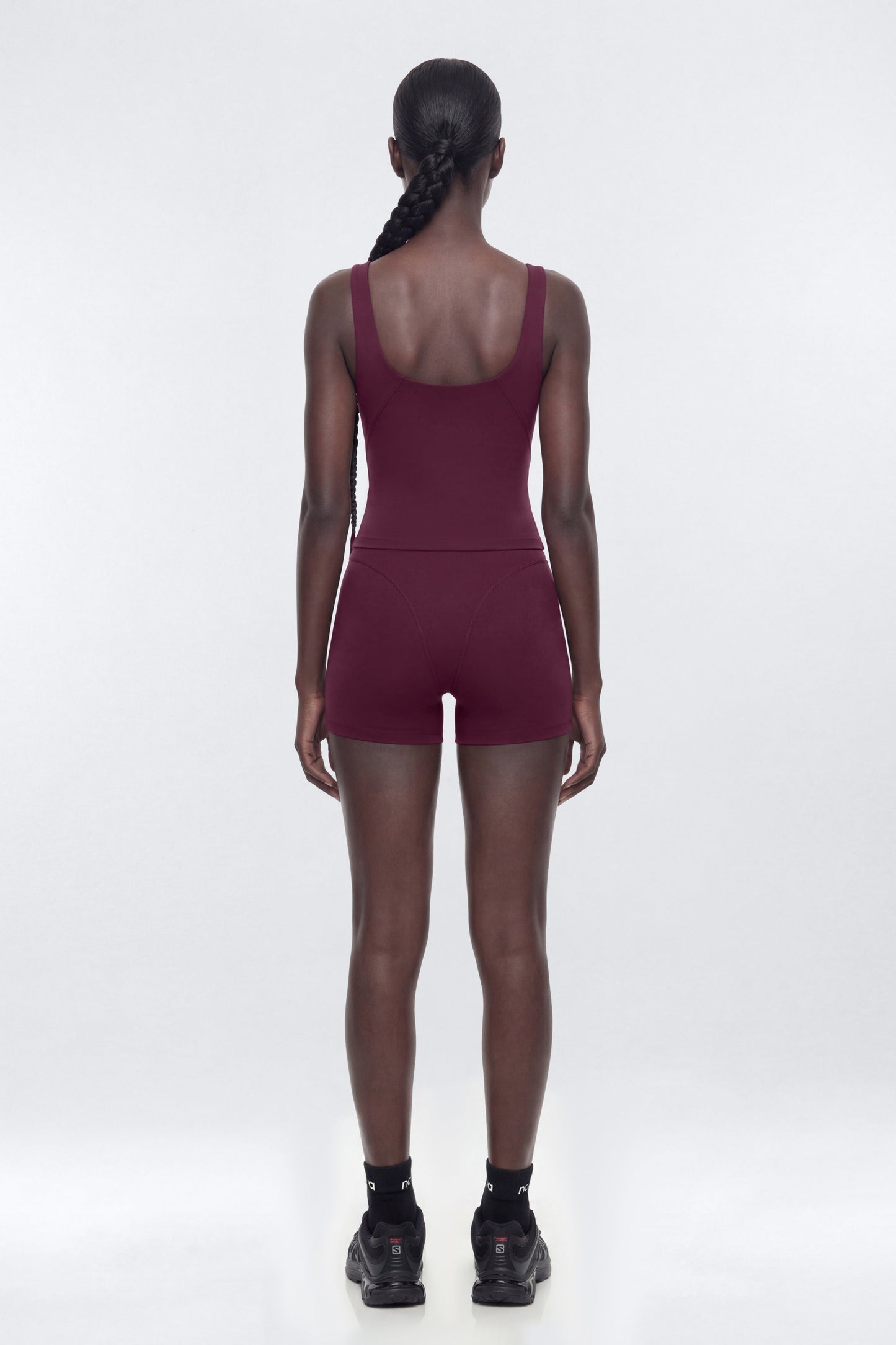 ProStretch™ 3″ V-Line Biker Short - Merlot