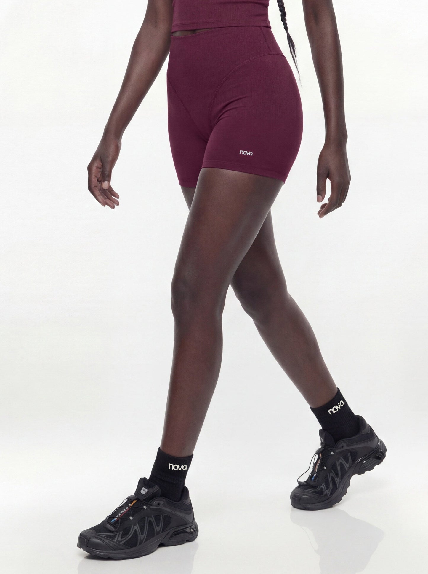 ProStretch™ 3″ V-Line Biker Short - Merlot