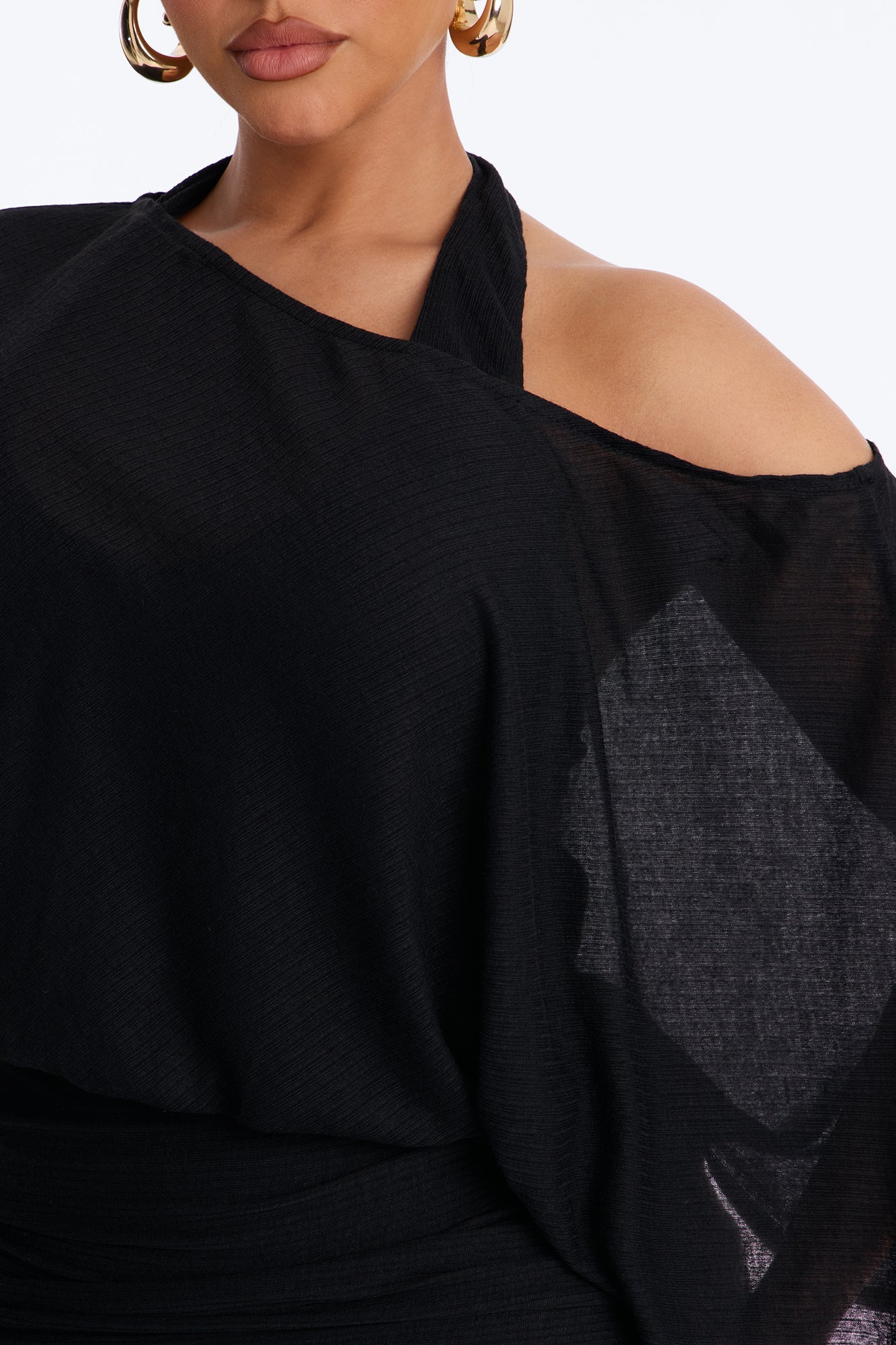 Softly Stunning Maxi Dress - Black