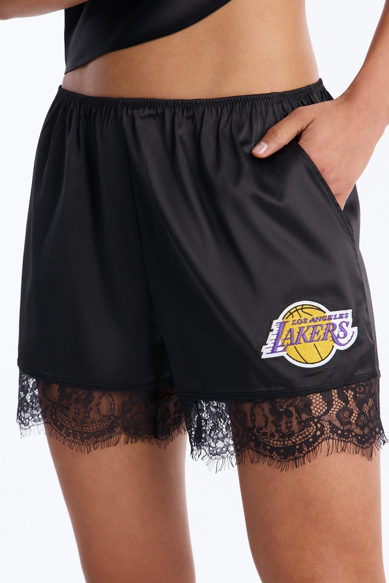 NBA LA Laker Shorts - Black