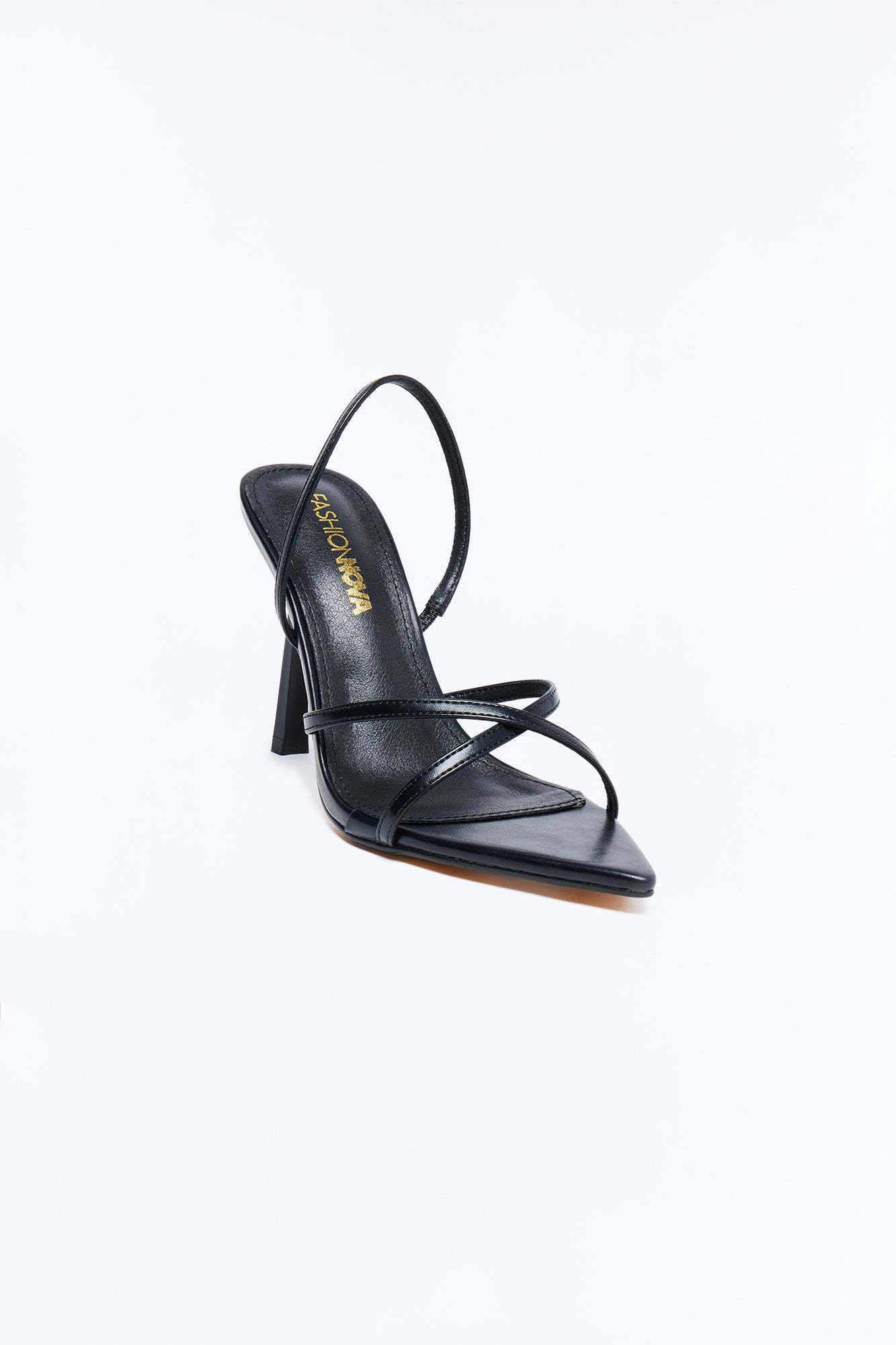 Annalise Stiletto Slingback Heels - Black