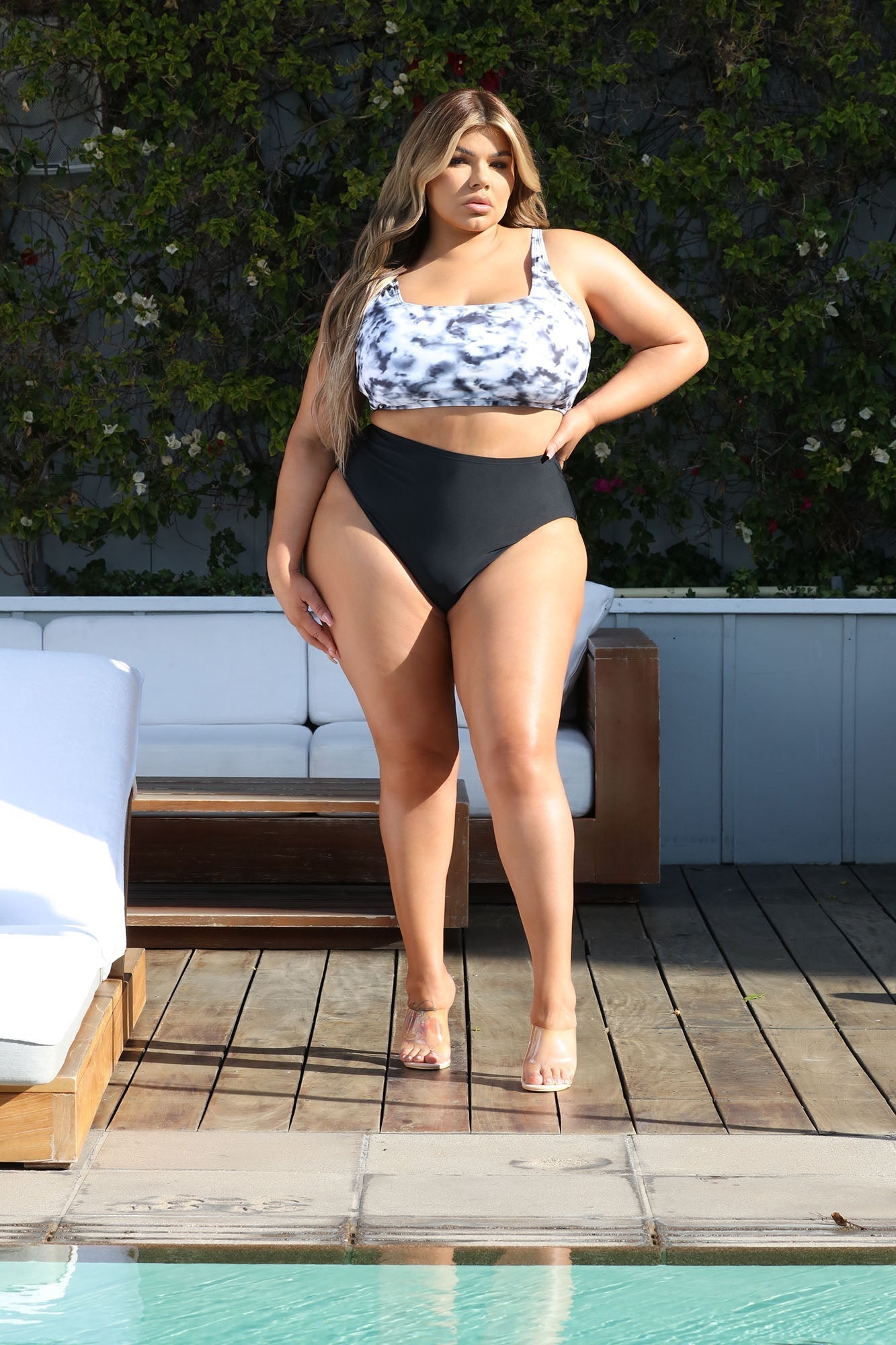 Maui Mix And Match High Rise Bikini Bottom - Black