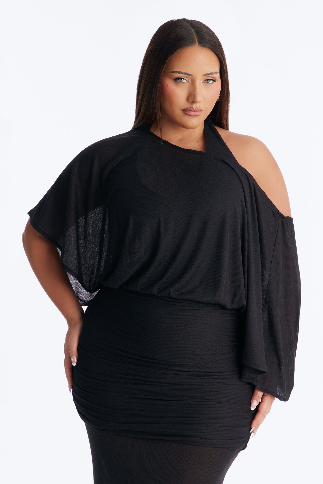 Softly Stunning Maxi Dress - Black