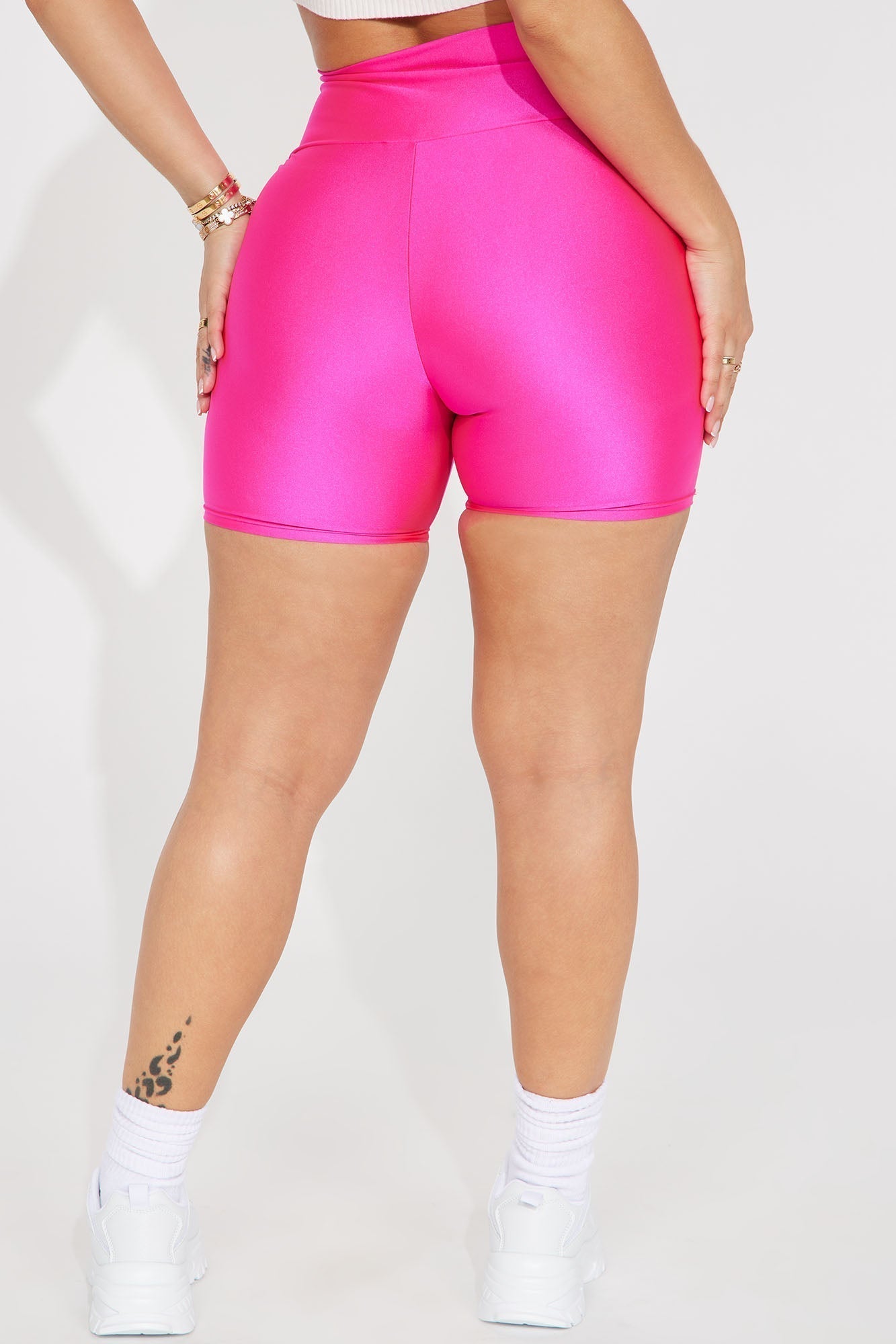 Work It Girl Bike Short - Fuchsia