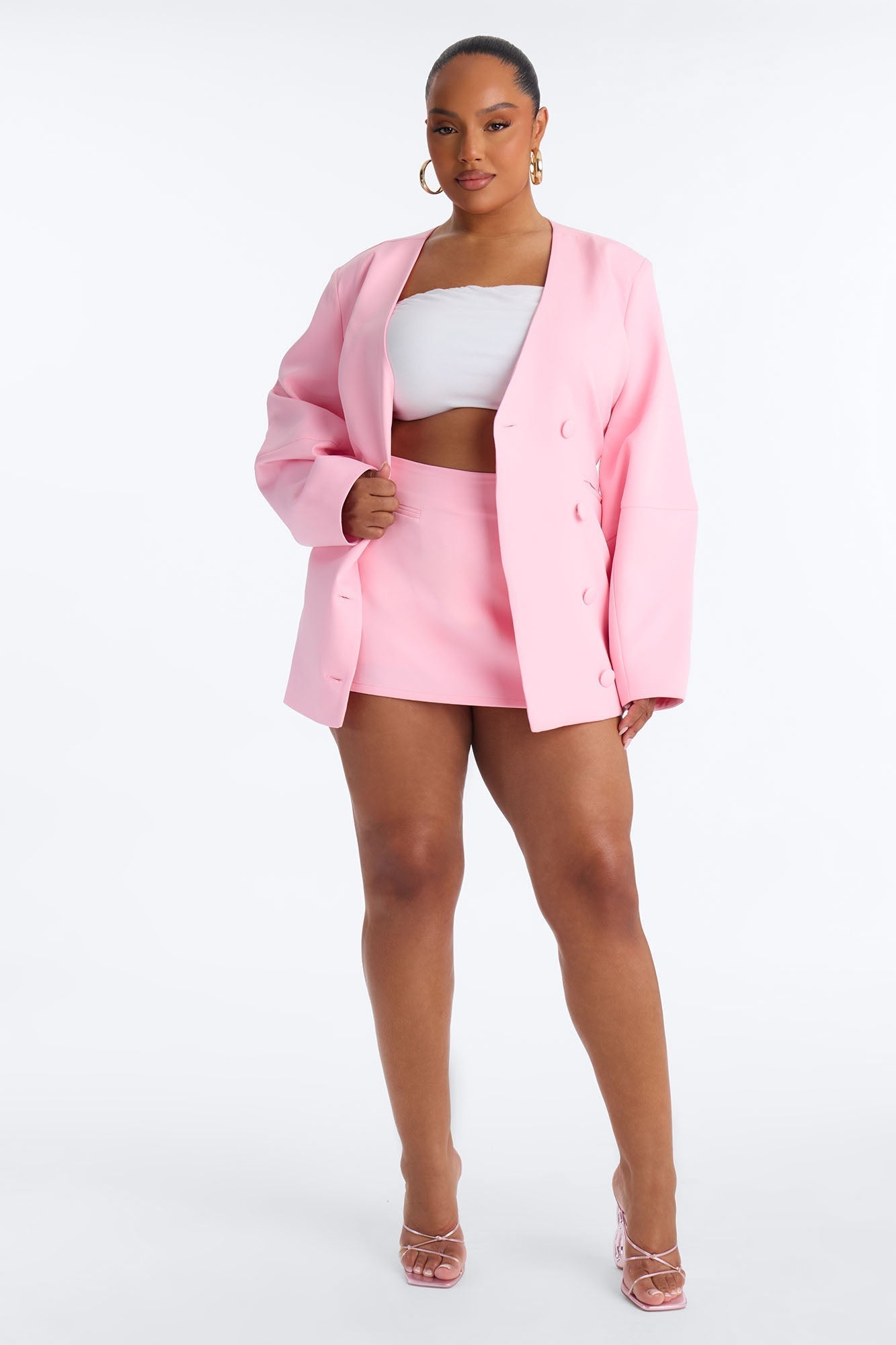 Sweet & Smart Mini Skirt 12″ - Pink