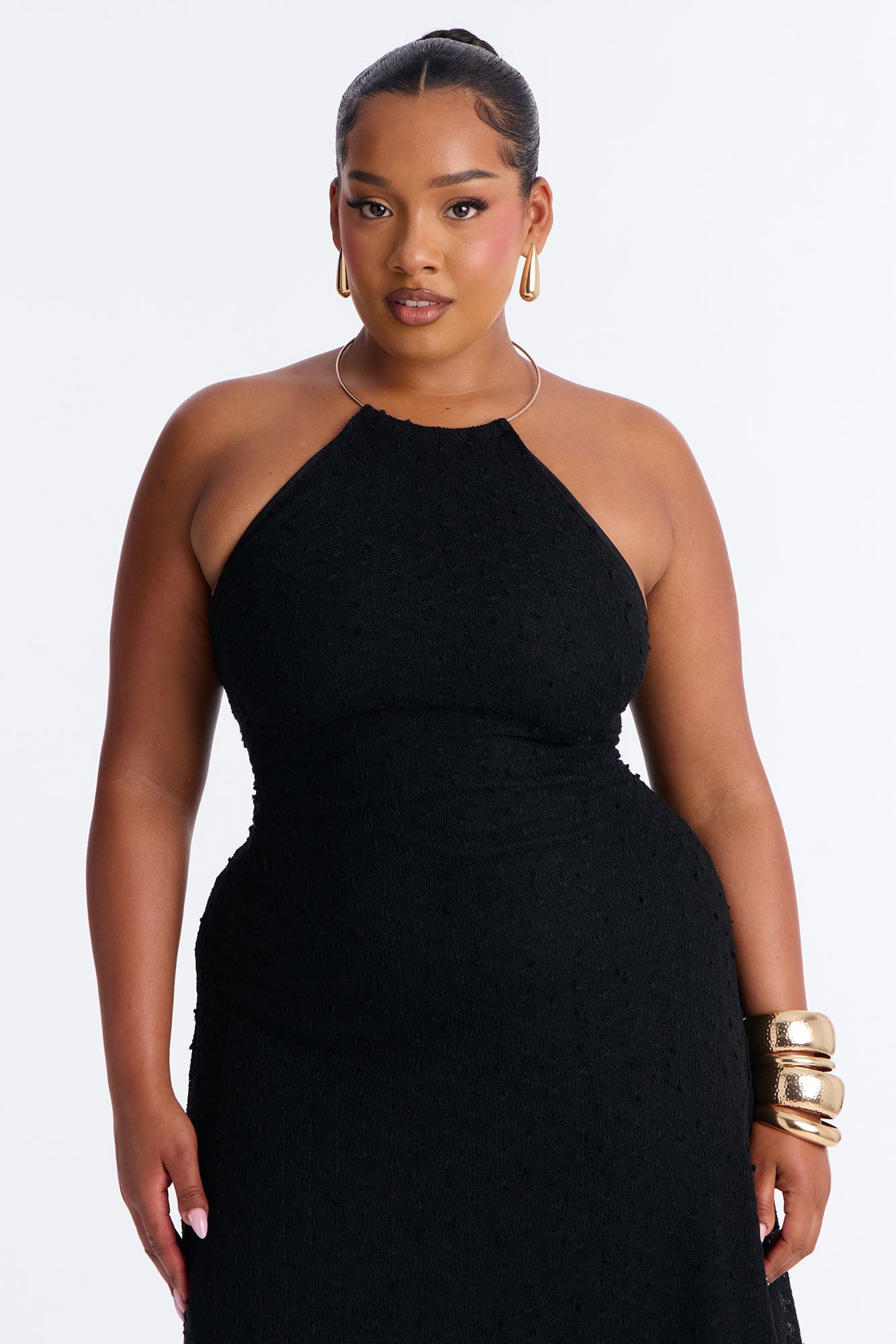 Caribbean Shores Maxi Dress - Black
