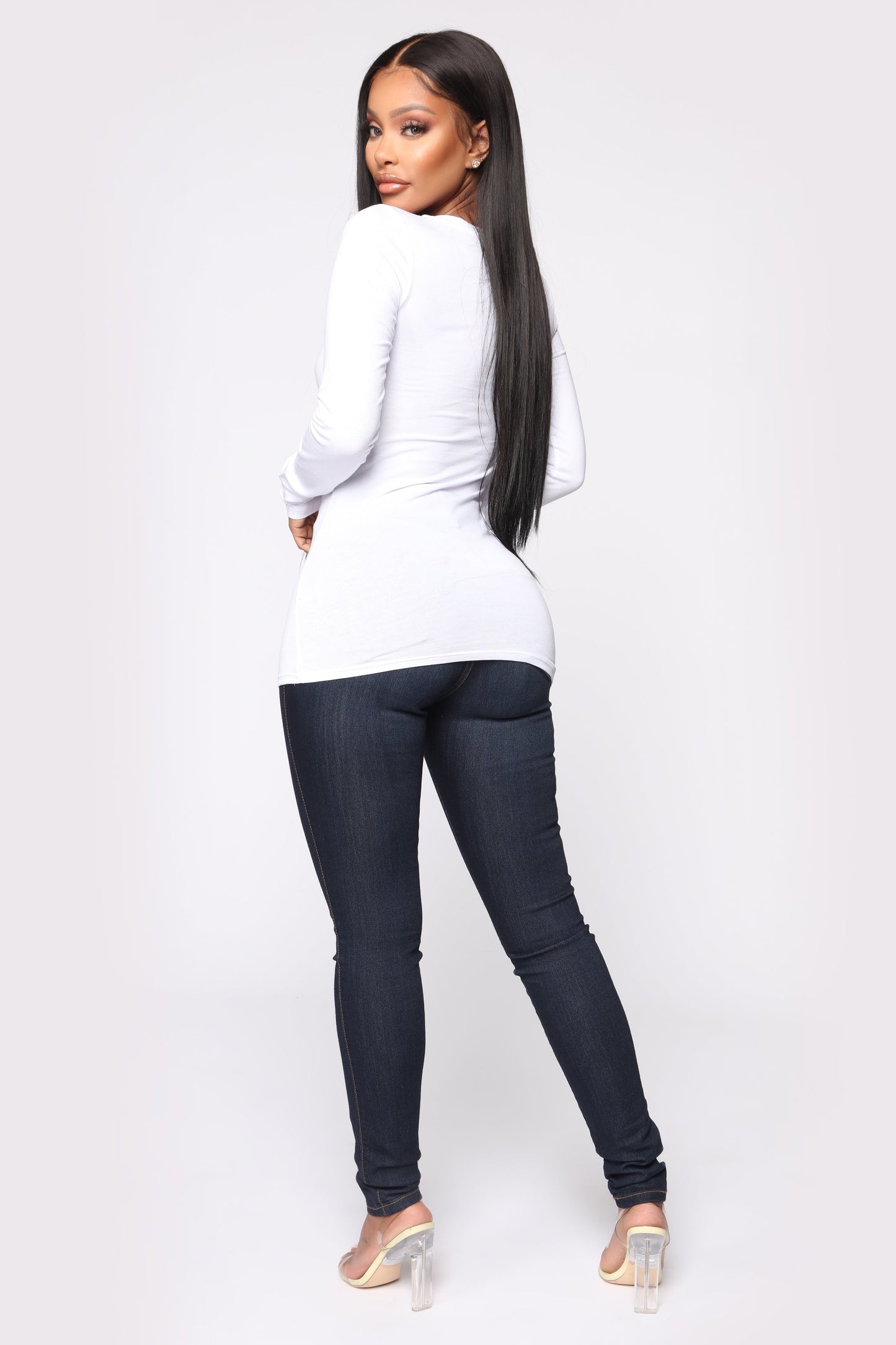 Your Everyday Long Sleeve Tee - White