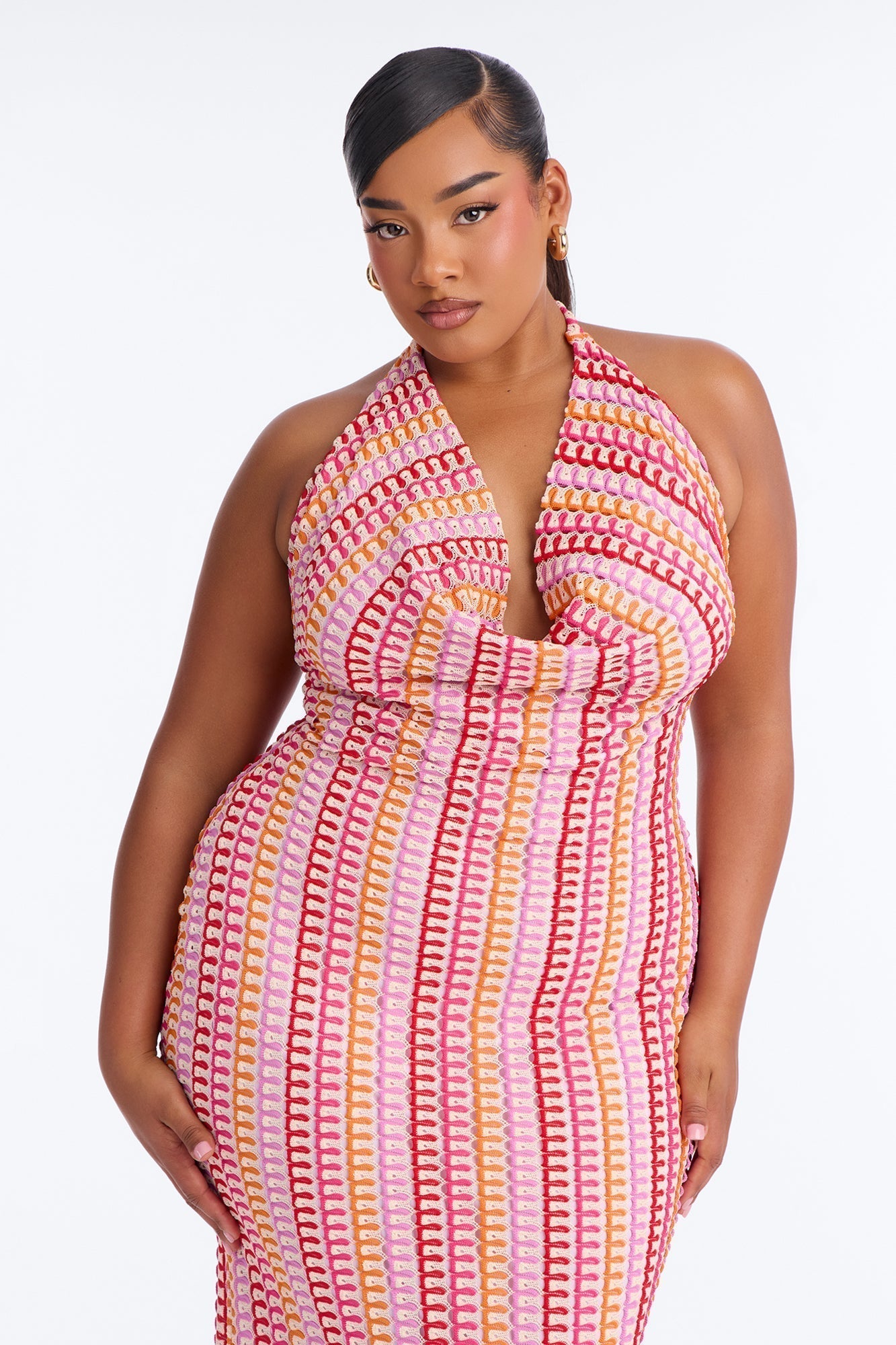 Hibiscus Honey Maxi Dress - Pink/combo
