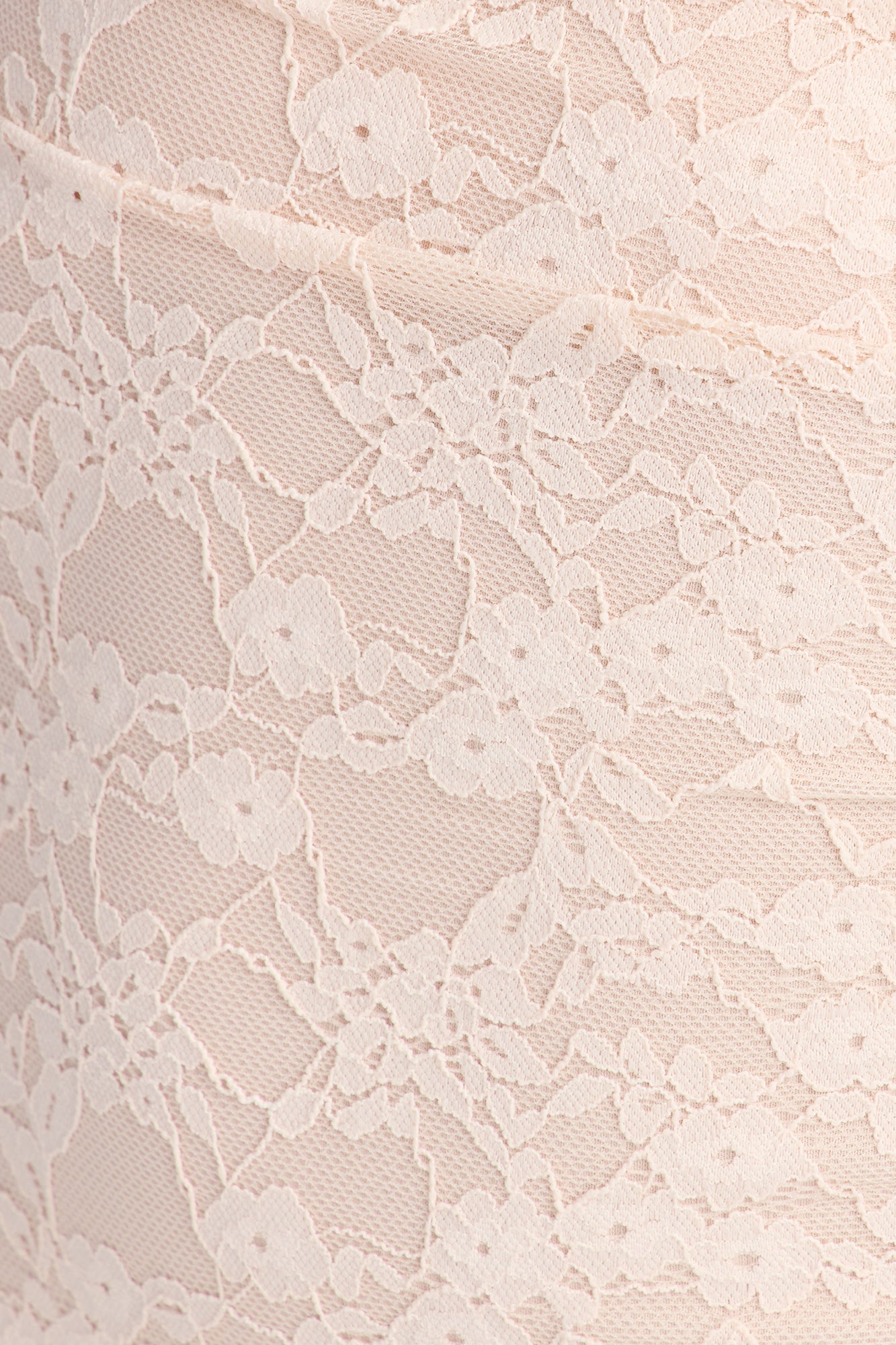Melissa Lace Midi Dress - Cream