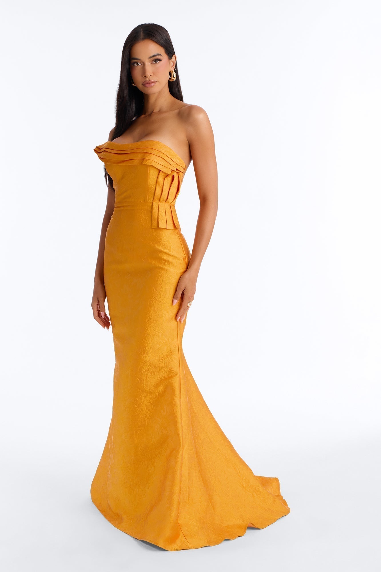 Making A Statement Gown - Orange