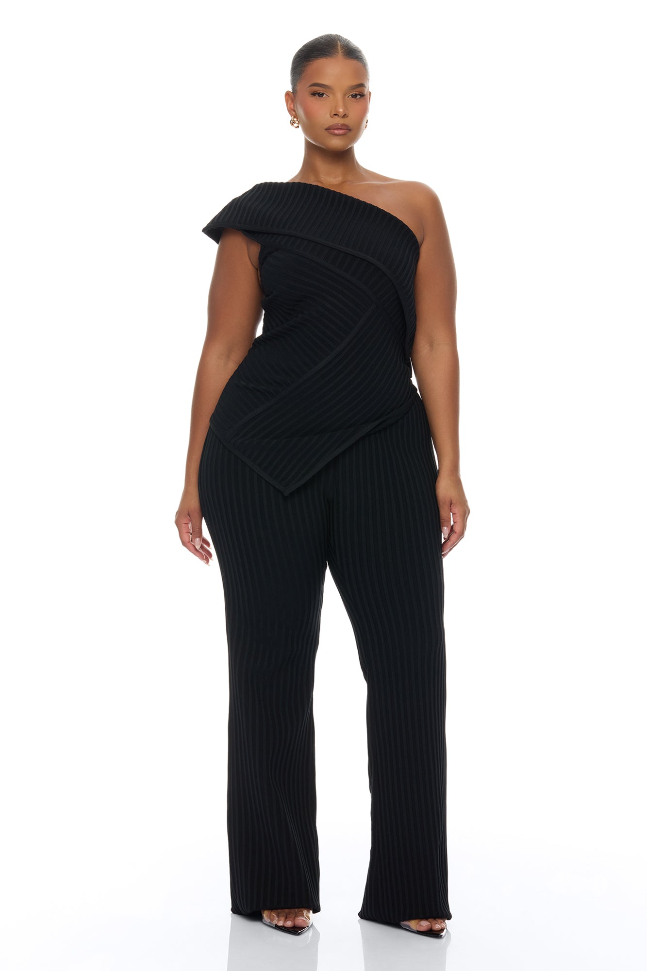 Nelly Bandage Flare Pant - Black