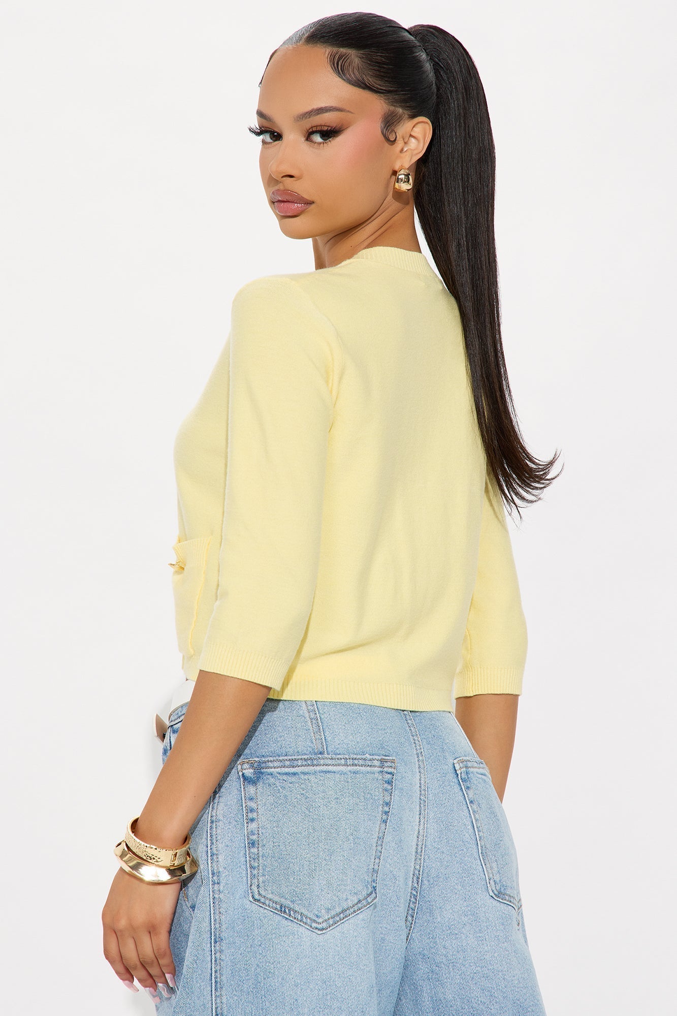 Never Difficult Cardigan - Butter Yellow
