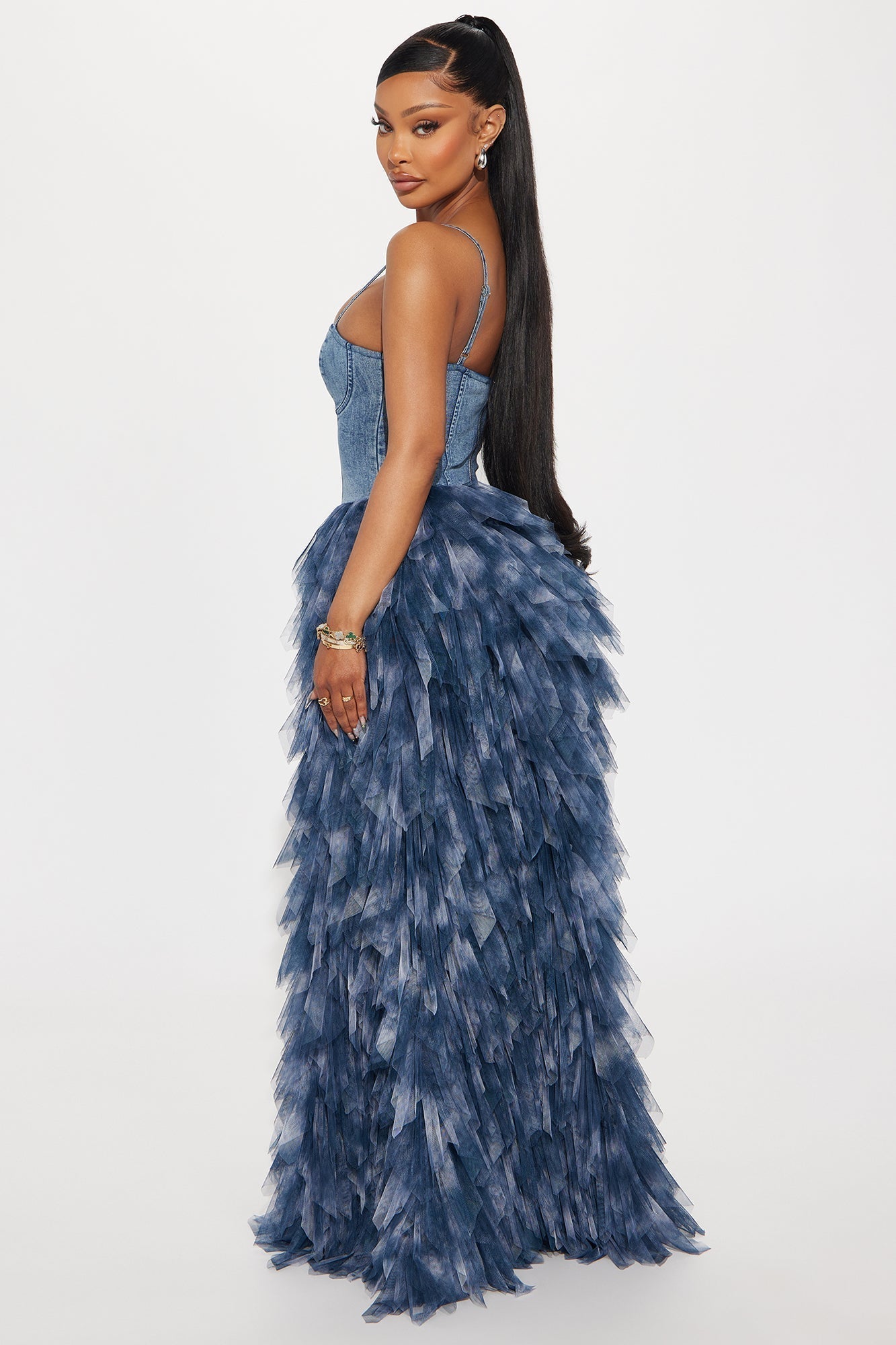 Life In Denim Maxi Dress - Denim