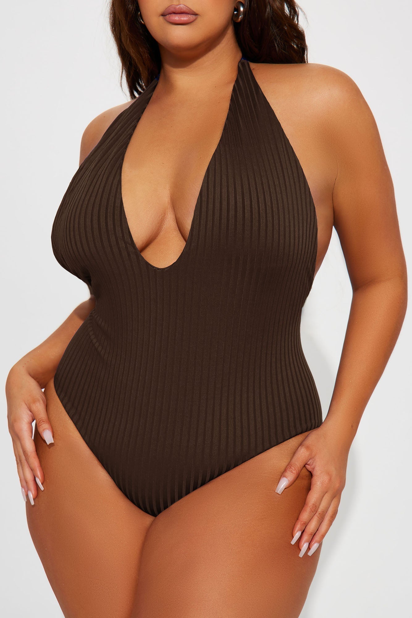 Andrea Halter 1 Piece Swimsuit - Chocolate