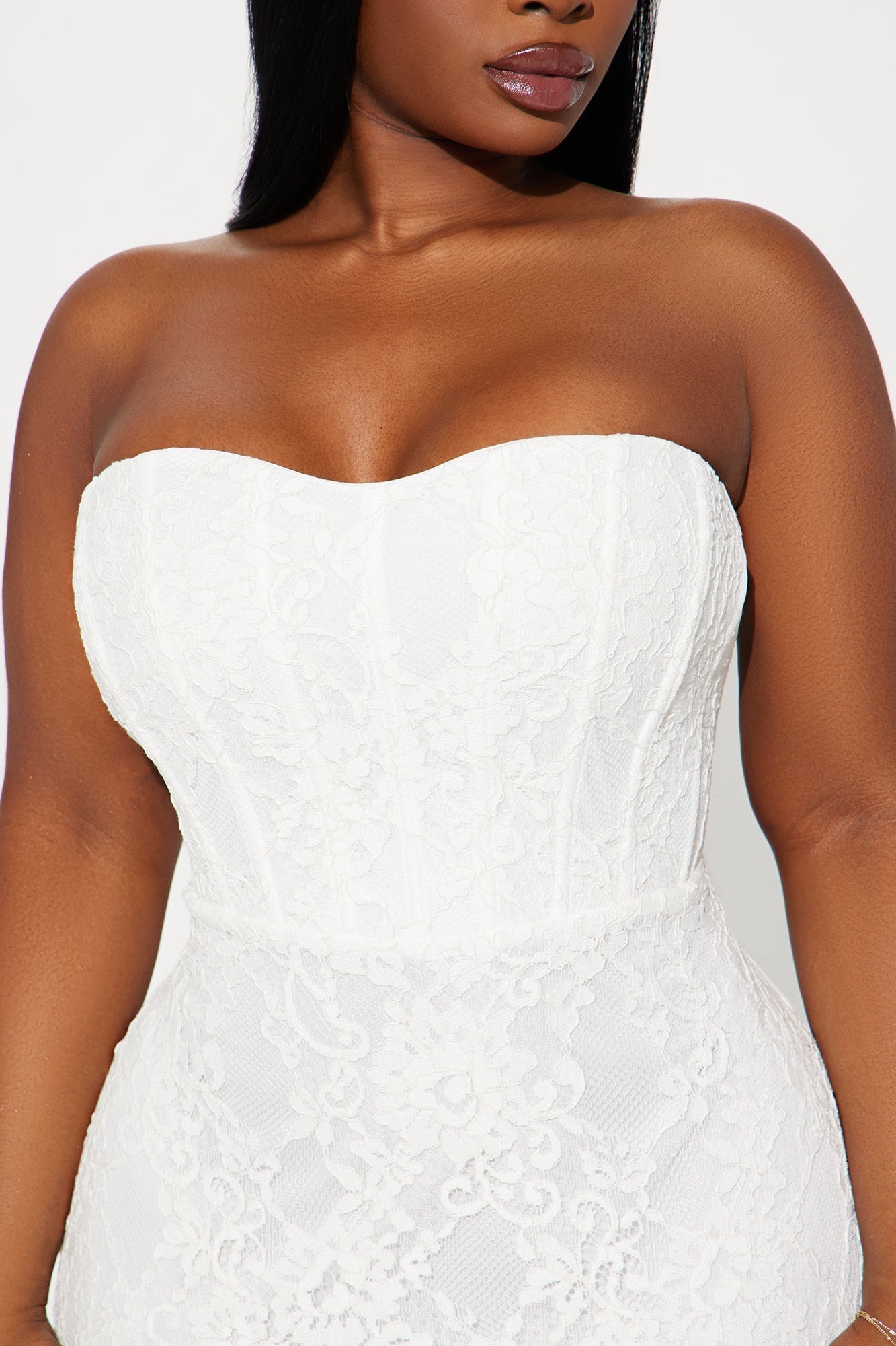 Linnea Lace Maxi Dress - White