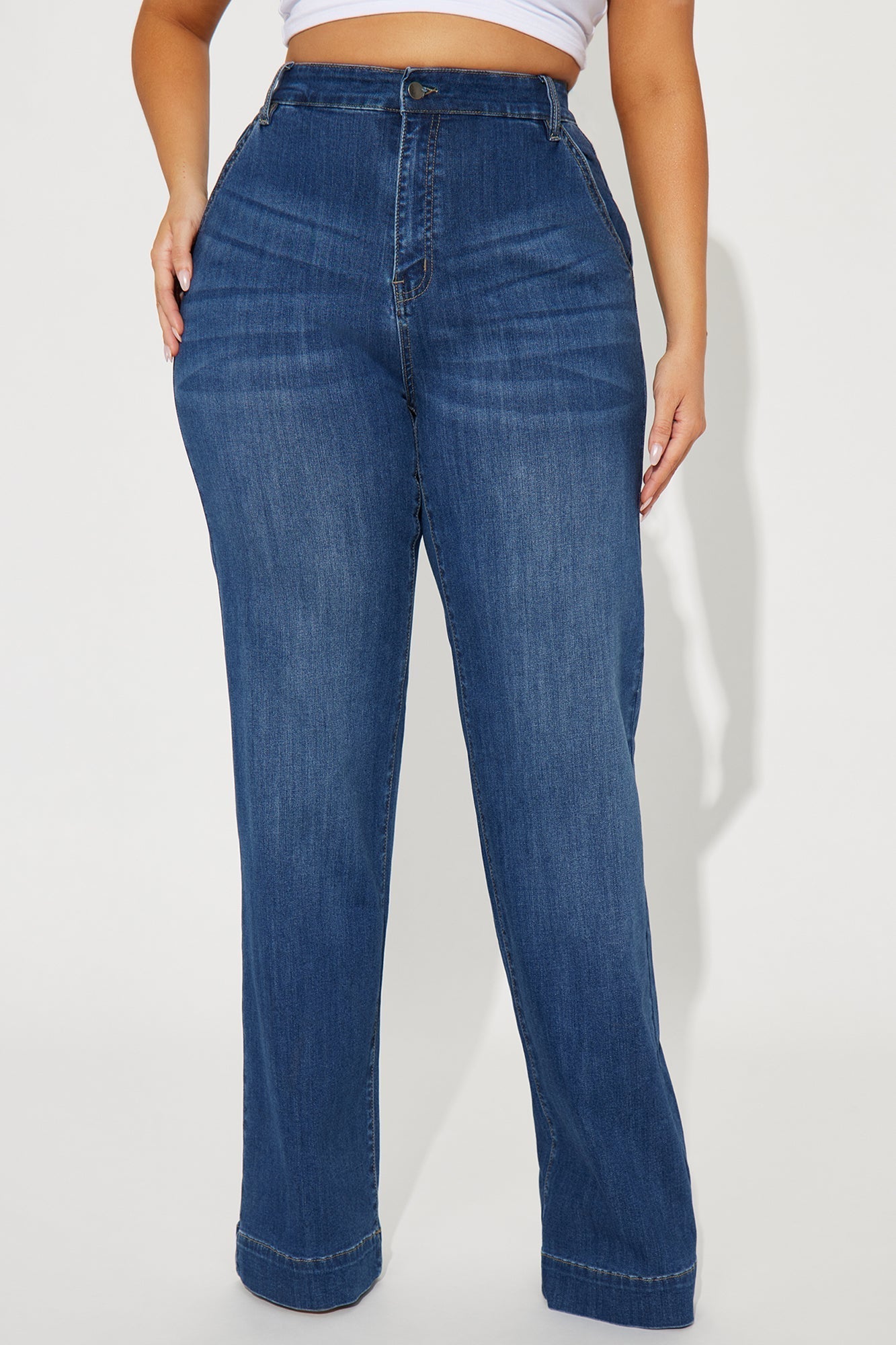 Tall Margot Stretch Trouser Jeans - Dark Wash