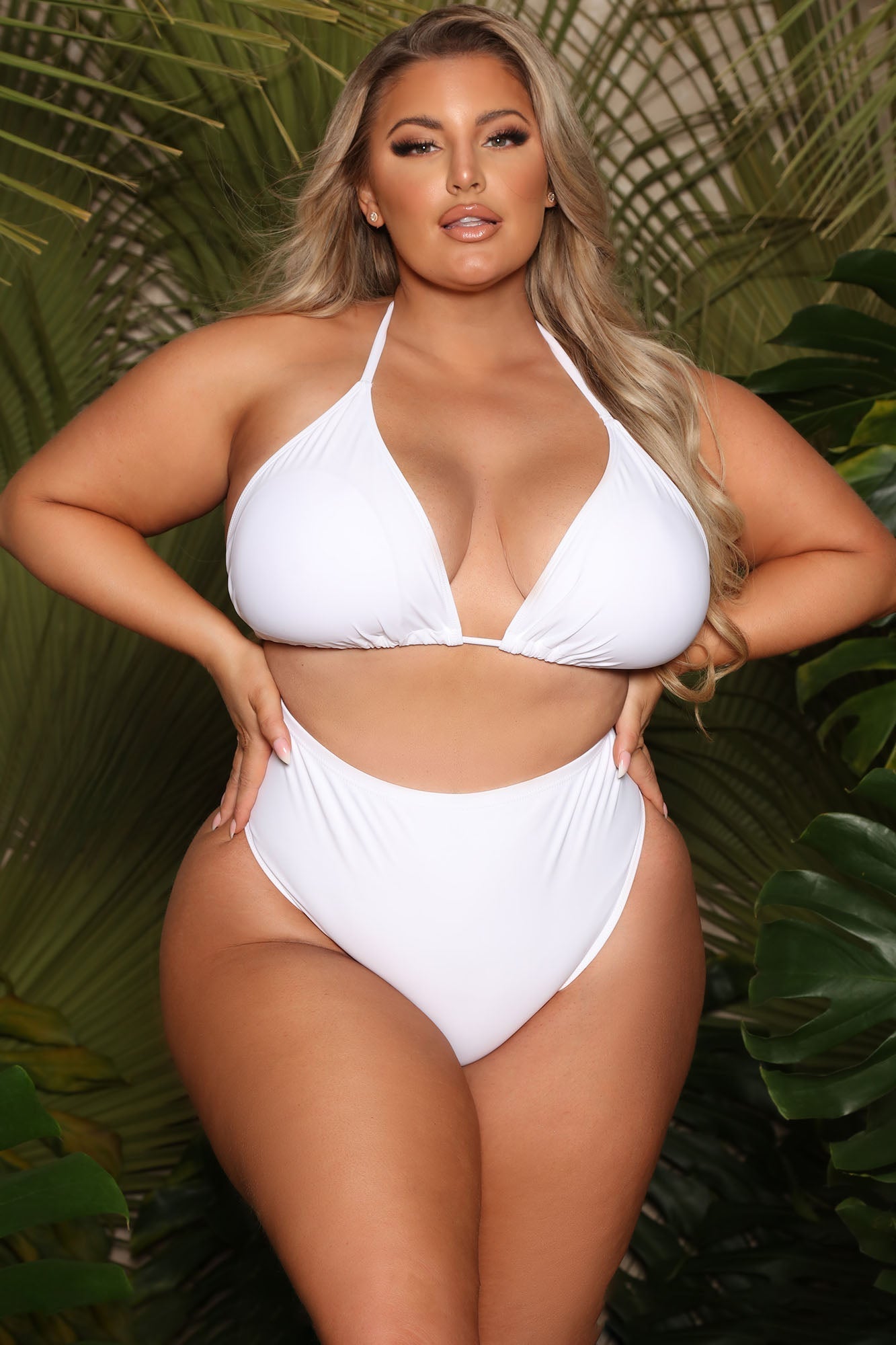 Maui Mix And Match High Cut Cheeky Bikini Bottom - White
