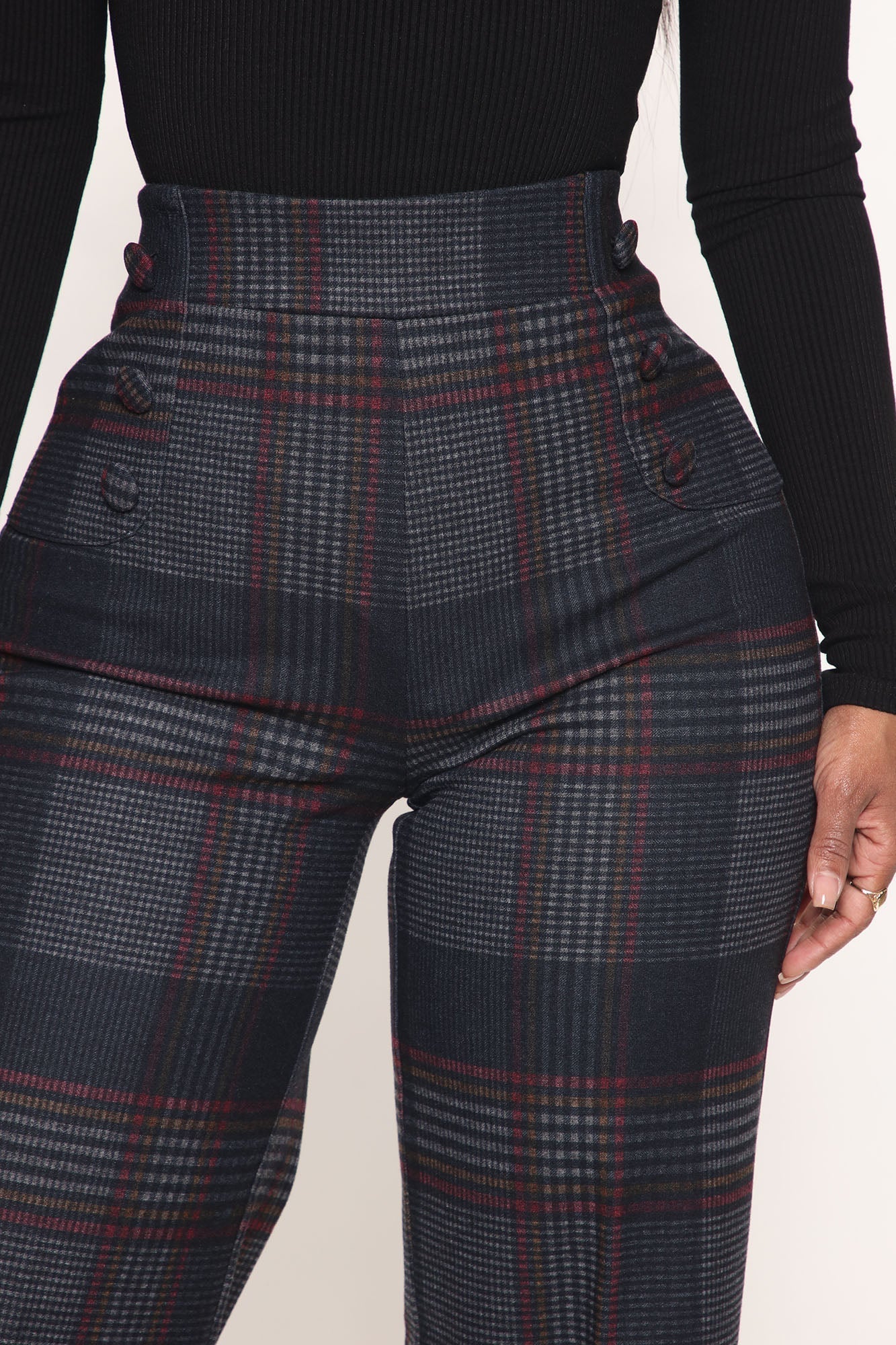 Feeling Preppy Wide Leg Pant 33 - Navy/combo