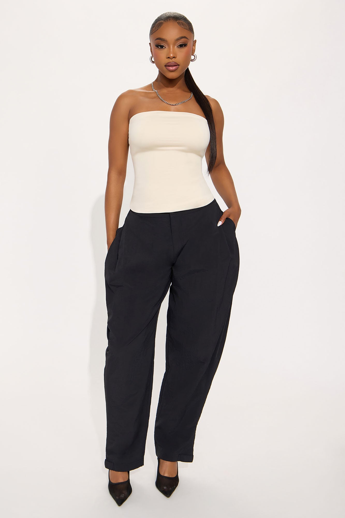 Contour Double Lined Tube Top - Bone