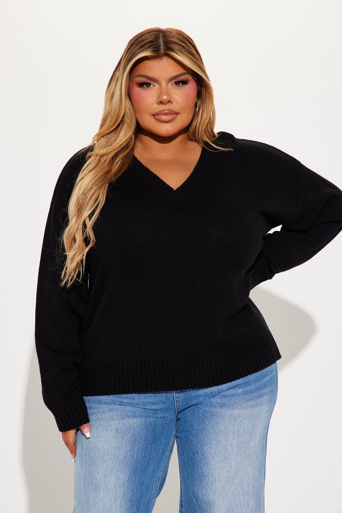 My Favorite Oversized Sweater - Black
