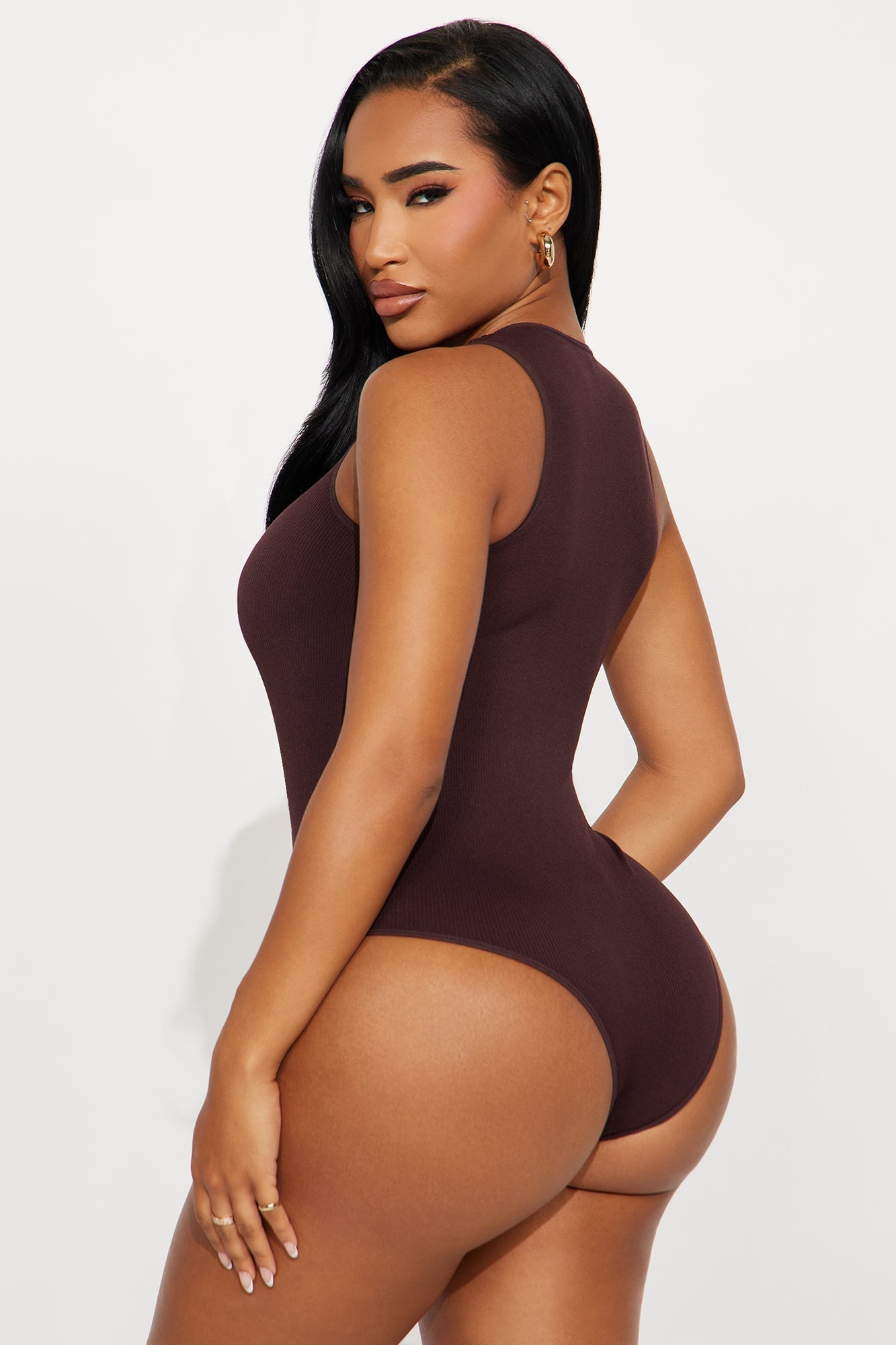 Cindy Seamless Bodysuit - Brown